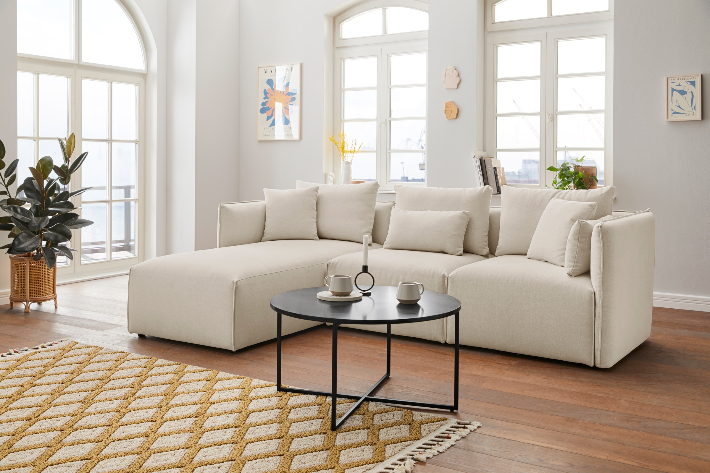 OTTO home Ecksofa "Nöre L-Form" 3 Teile, in vielen Bezugsqualitäten und Far günstig online kaufen
