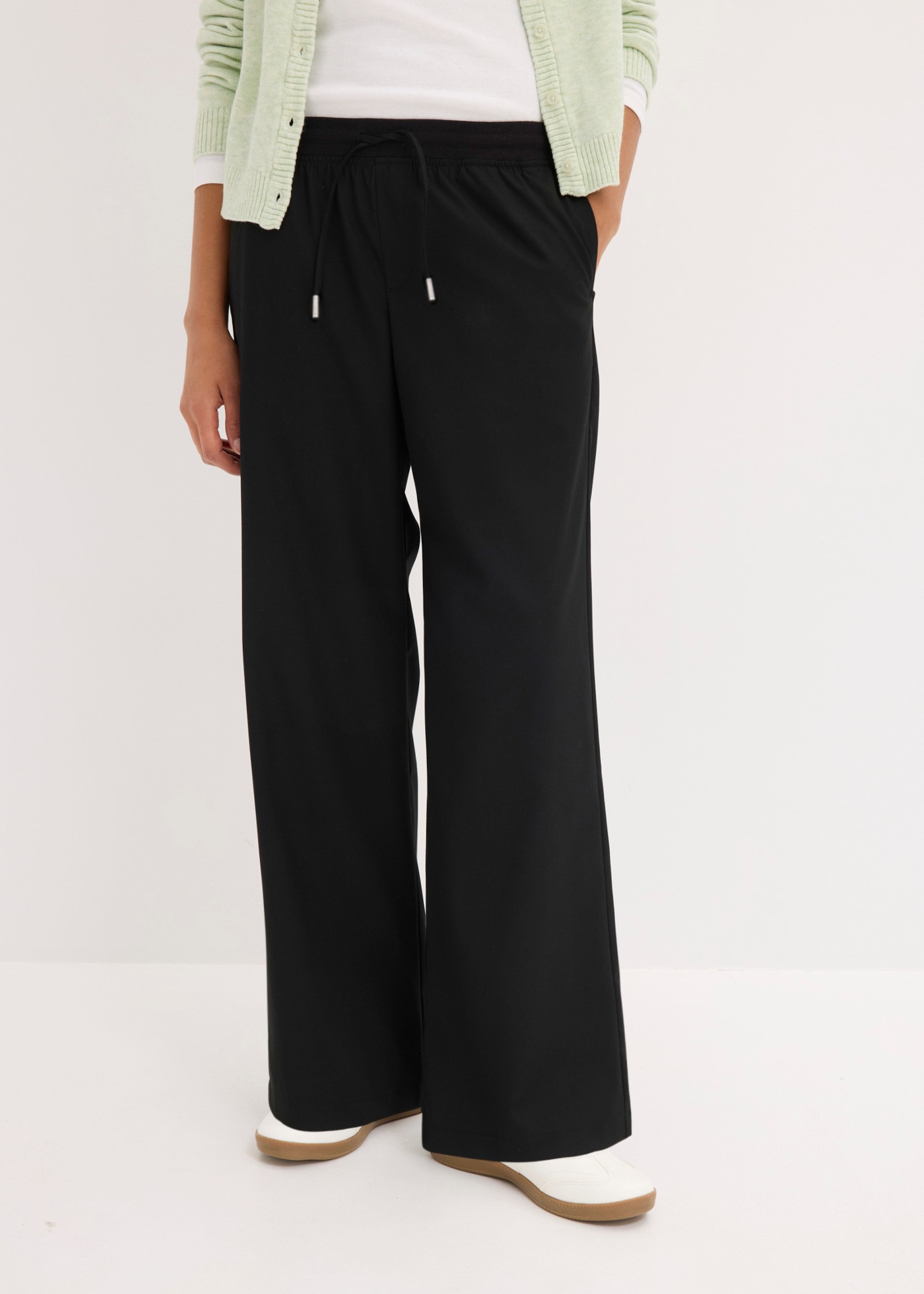 bonprix Marlene-Hose mit Kordelzugbund, Loose Fit, im Casual-Stil