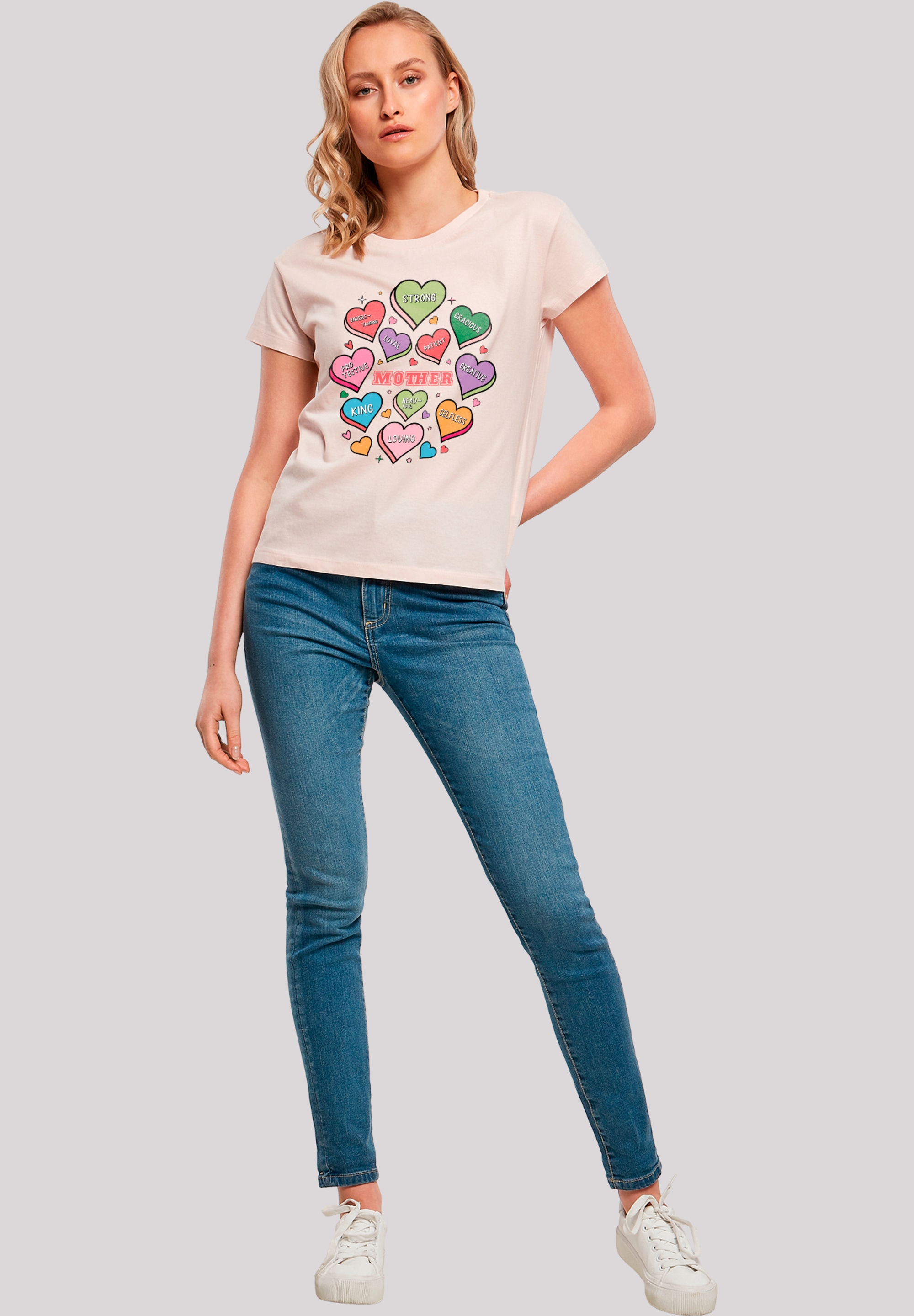 F4NT4STIC T-Shirt »Muttertag Mama Herzen«, Premium Qualität