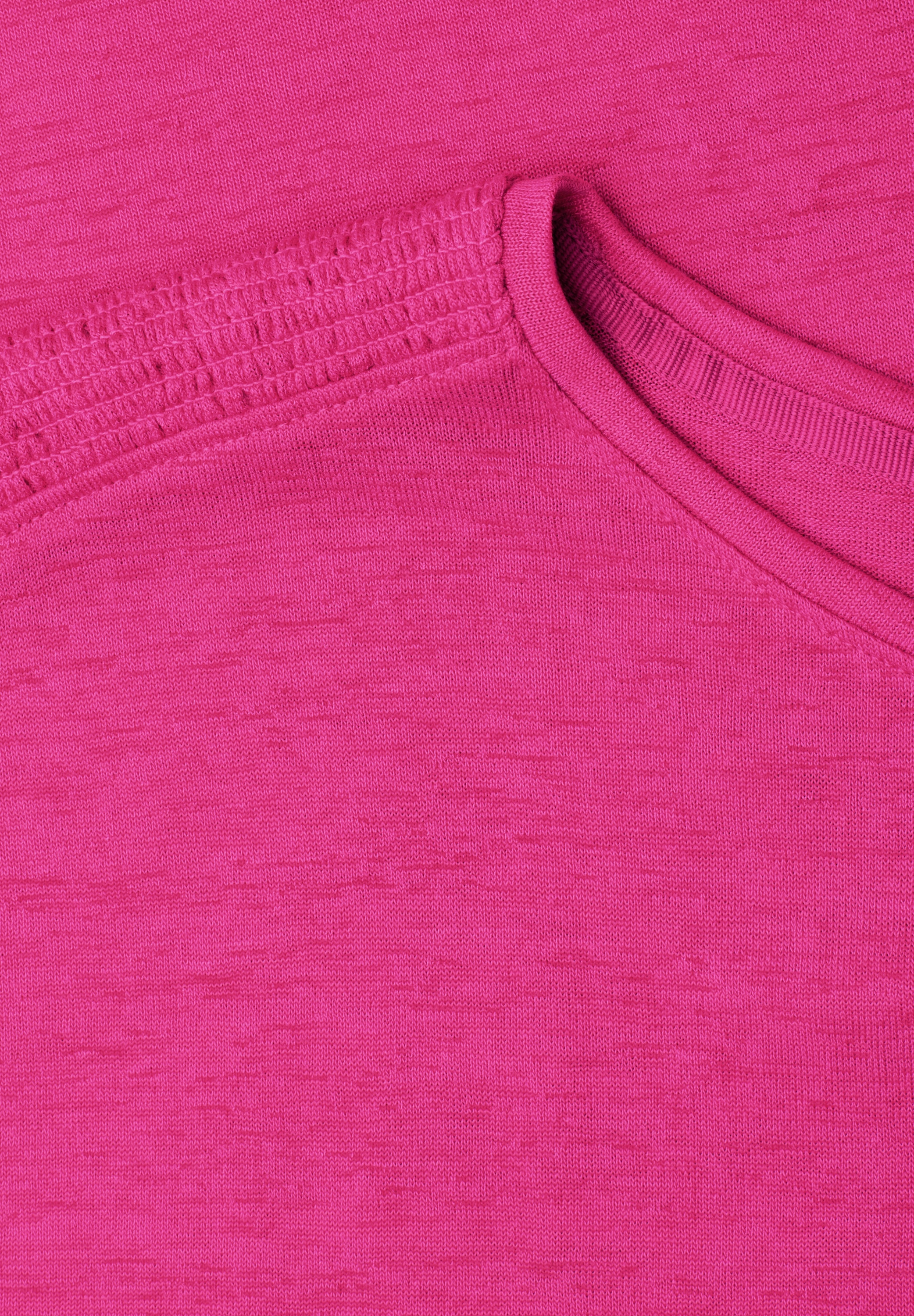 STREET ONE T-Shirt aus softem Materialmix