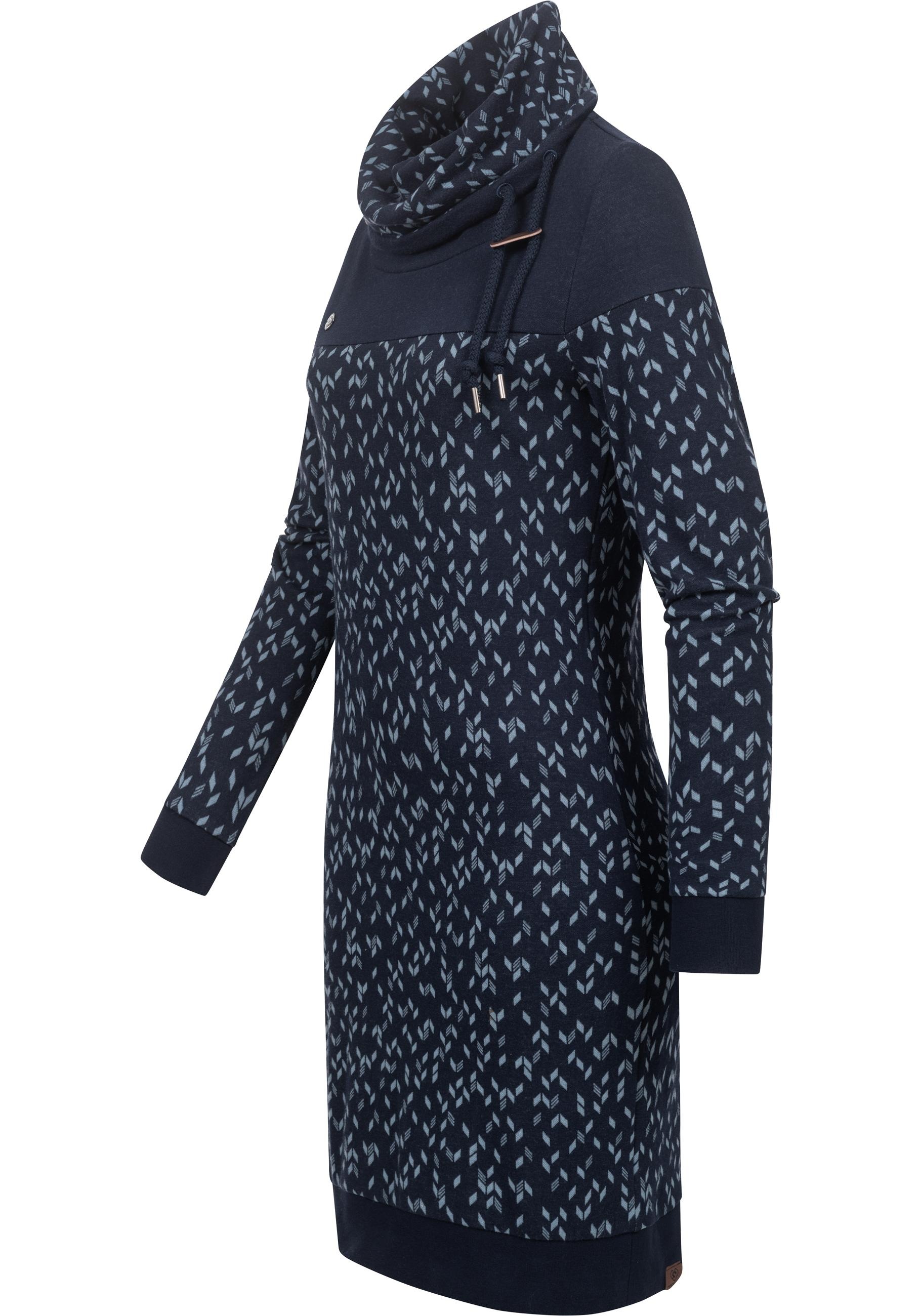 Ragwear Sweatkleid "Chloe Dress" Ohne Taschen stylisches Langarmkleid mit E günstig online kaufen