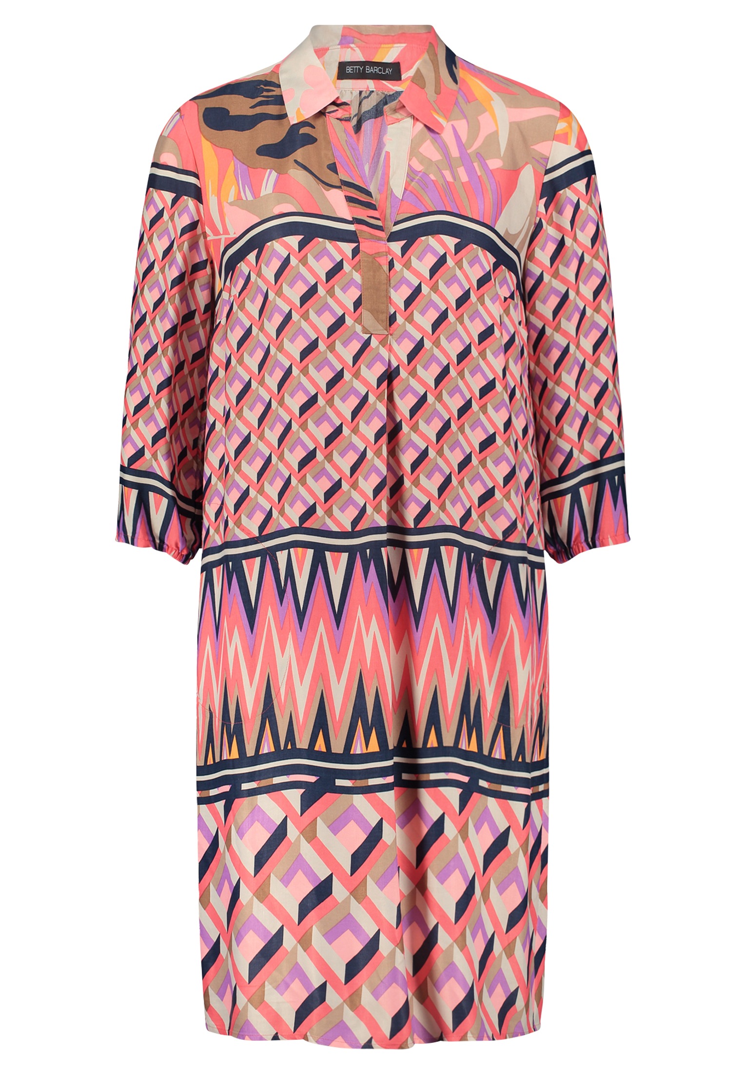 Betty Barclay Hemdblusenkleid »Betty Barclay Hemdblusenkleid mit Kragen«, Druck