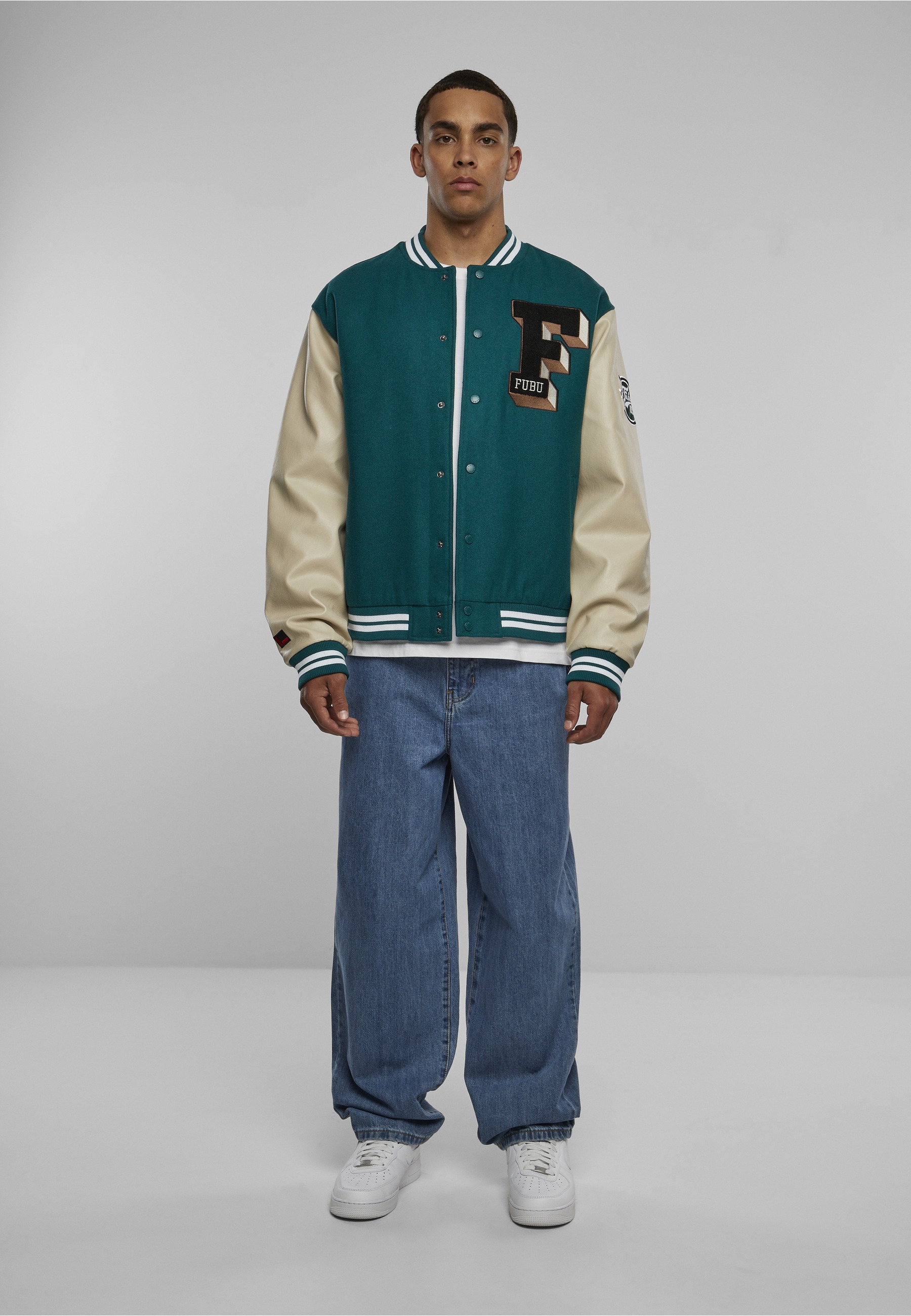 Fubu Bomberjacke »Fubu Herren FM233-009-2 FUBU College Varsity Jacket« 1 Stk. tlg. ohne Kapuze