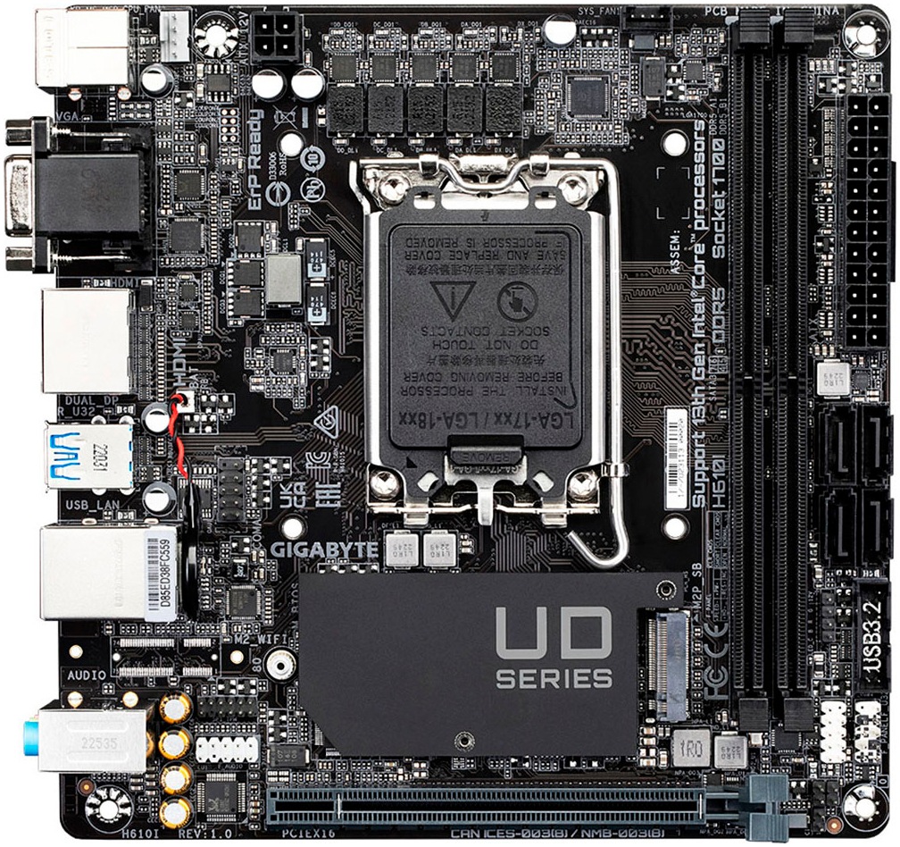 Gigabyte Mainboard »H610I«