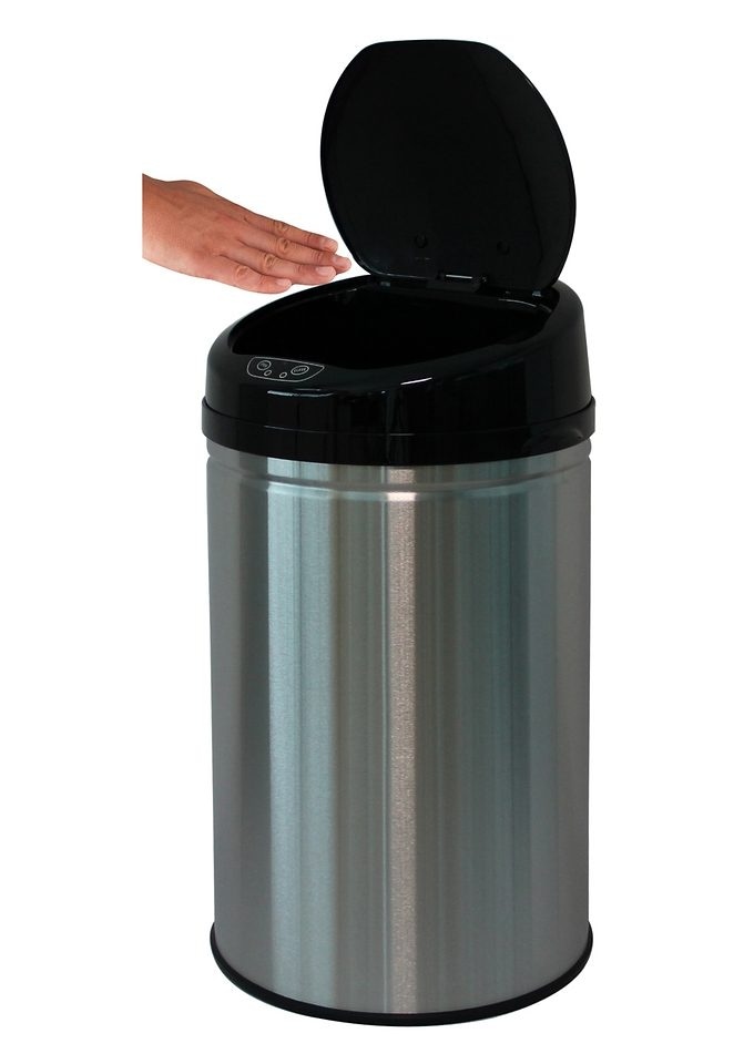 ECHTWERK Mülleimer "INOX BRUSHED", 1 Behälter, Infrarot-Sensor, Korpus aus Edelstahl, Fassungsvermögen 30 Liter