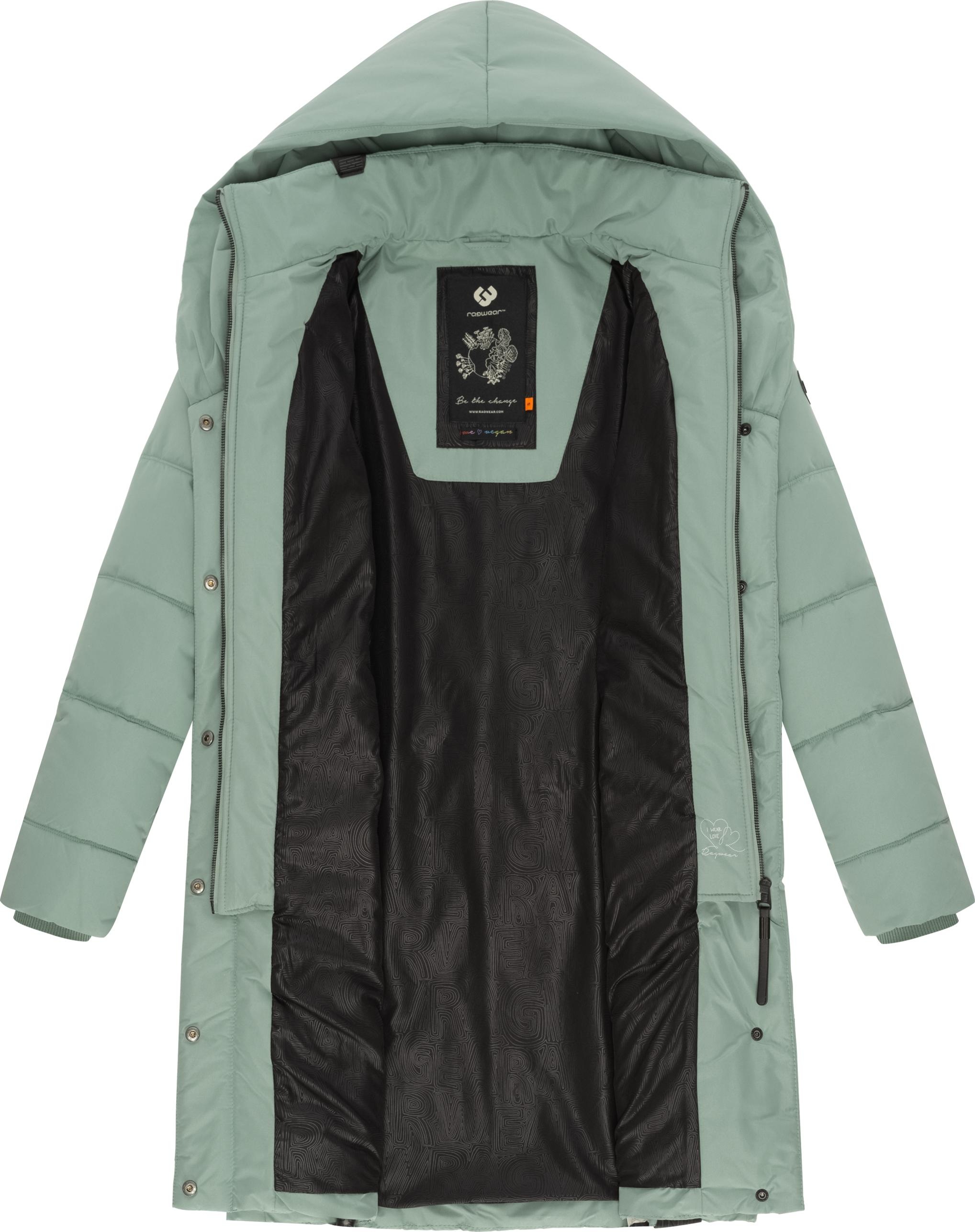 Ragwear Steppmantel »Natalka«, stylischer, gesteppter Winterparka mit gefütterter Kapuze