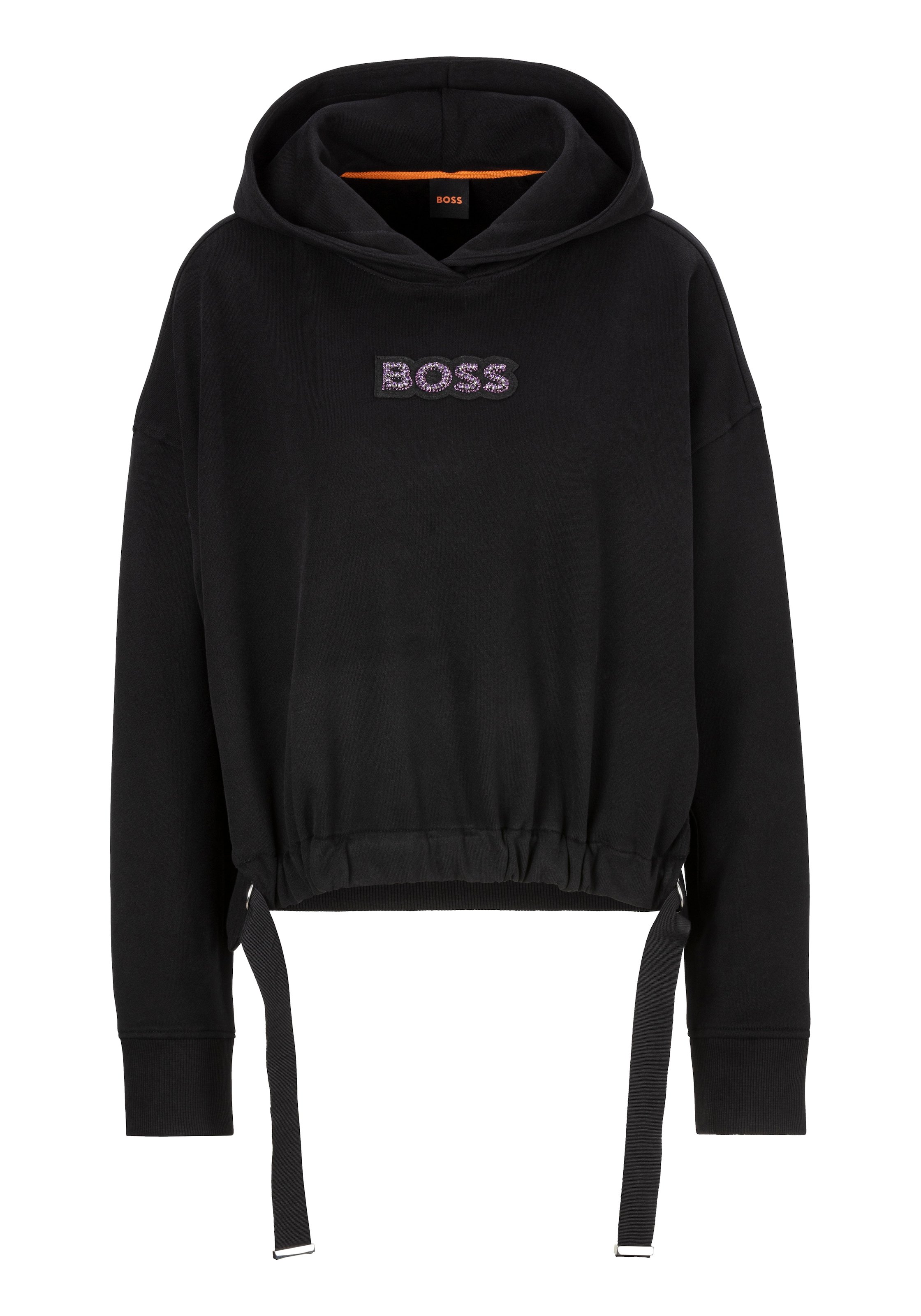 BOSS ORANGE Sweatshirt "C Eblousa stonebadge", mit Strass-Stickerei günstig online kaufen