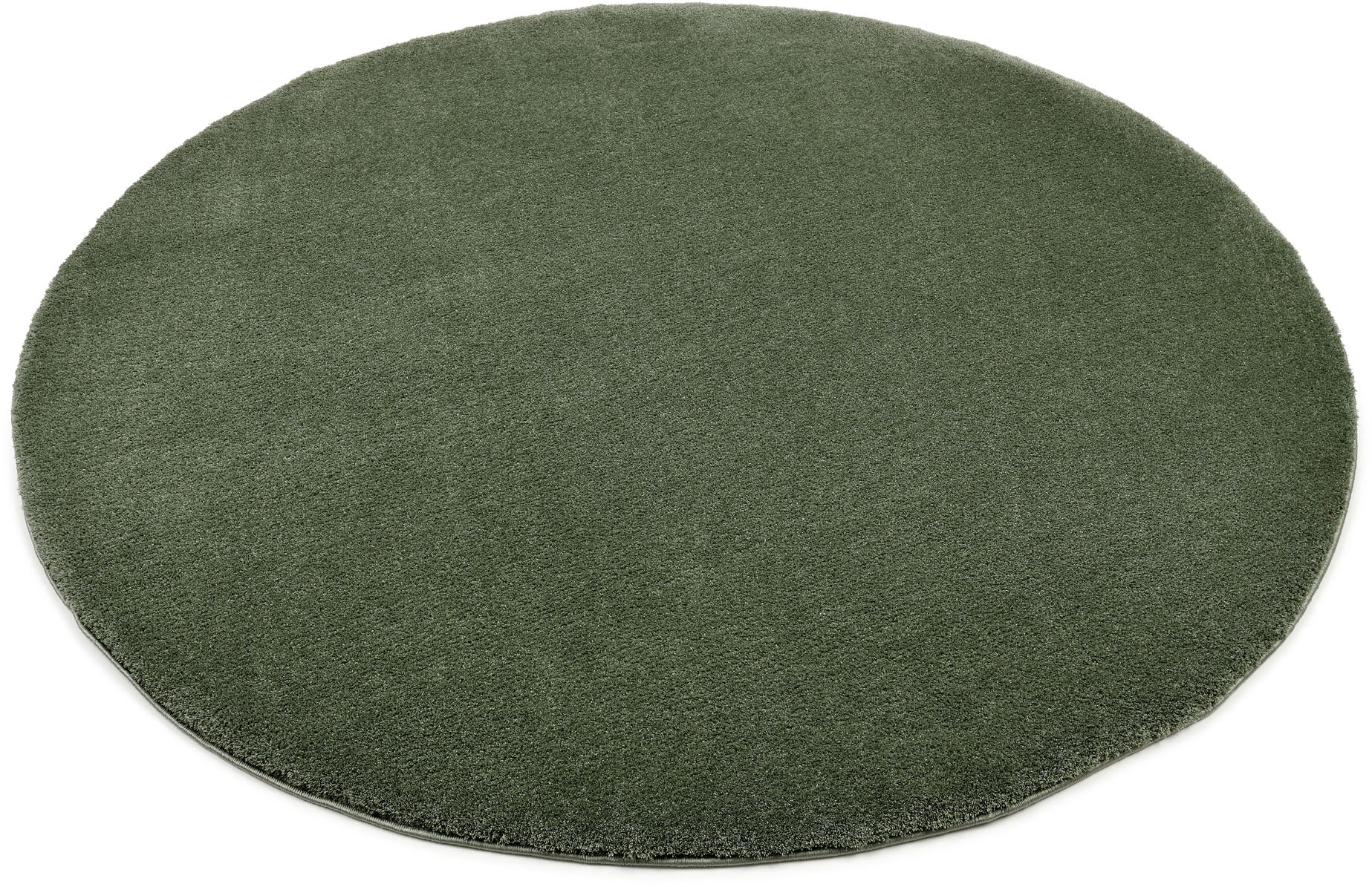 Thumbnail - OCI DIE TEPPICHMARKE Hochflor-Teppich "Soft Dream" rund 30 mm Höhe weich durch Microfaser, Shaggy, Langflor, Wohnzimmer