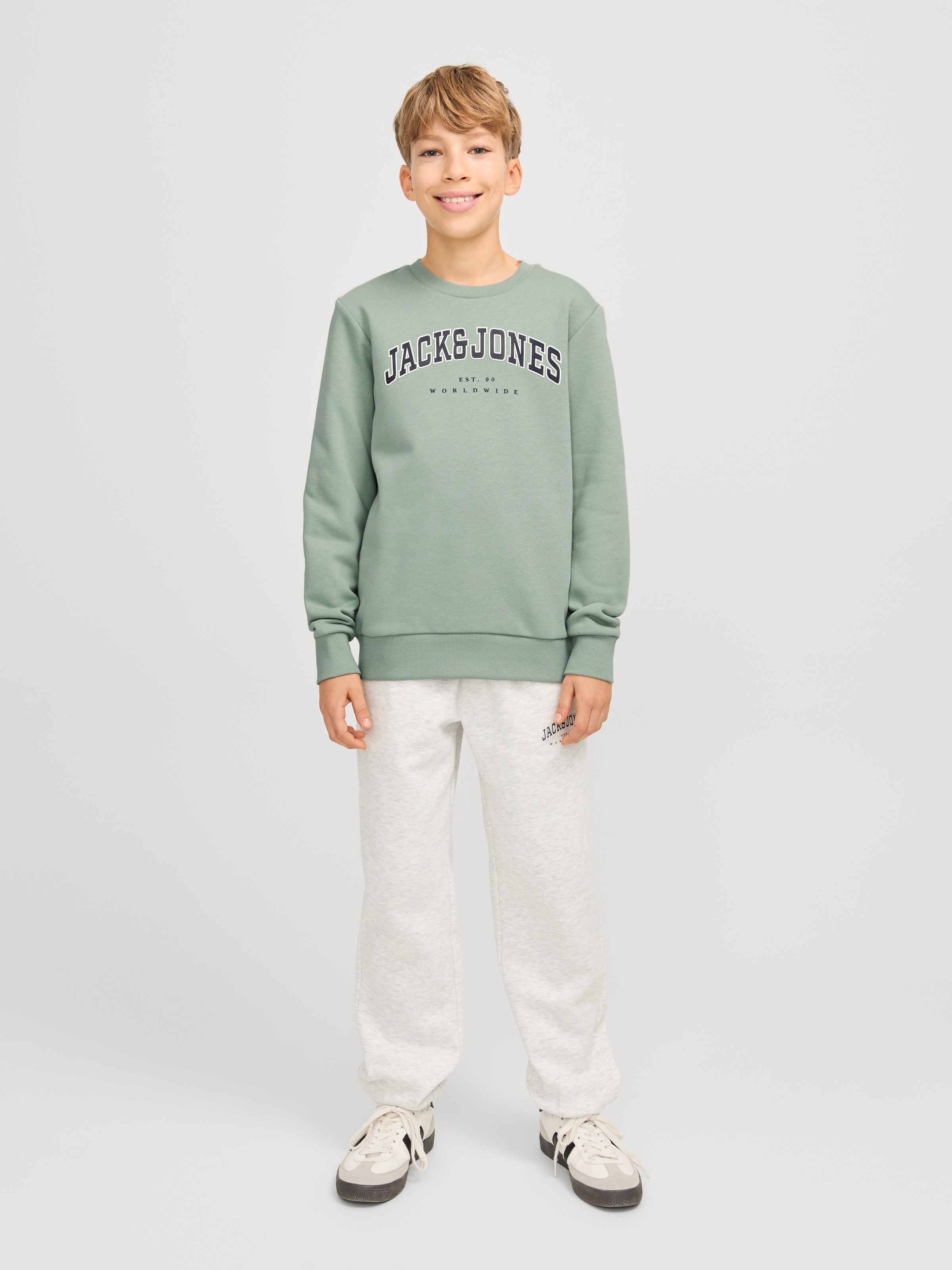 Jack & Jones Junior Sweatshirt »JJECALEB VARSITY SWEAT CREW NECK SN JNR«