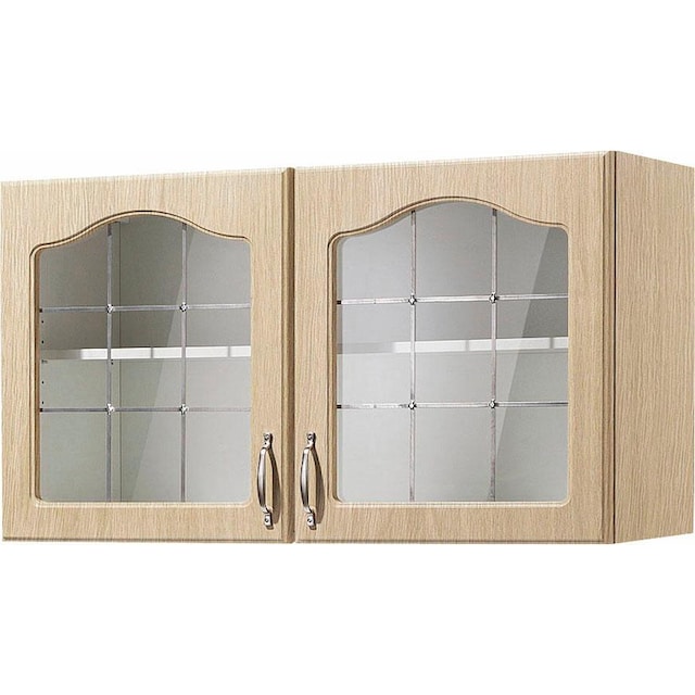 100 | Küchen kaufen cm 2 mit BAUR Glashängeschrank wiho »Linz«, breit, Glastüren