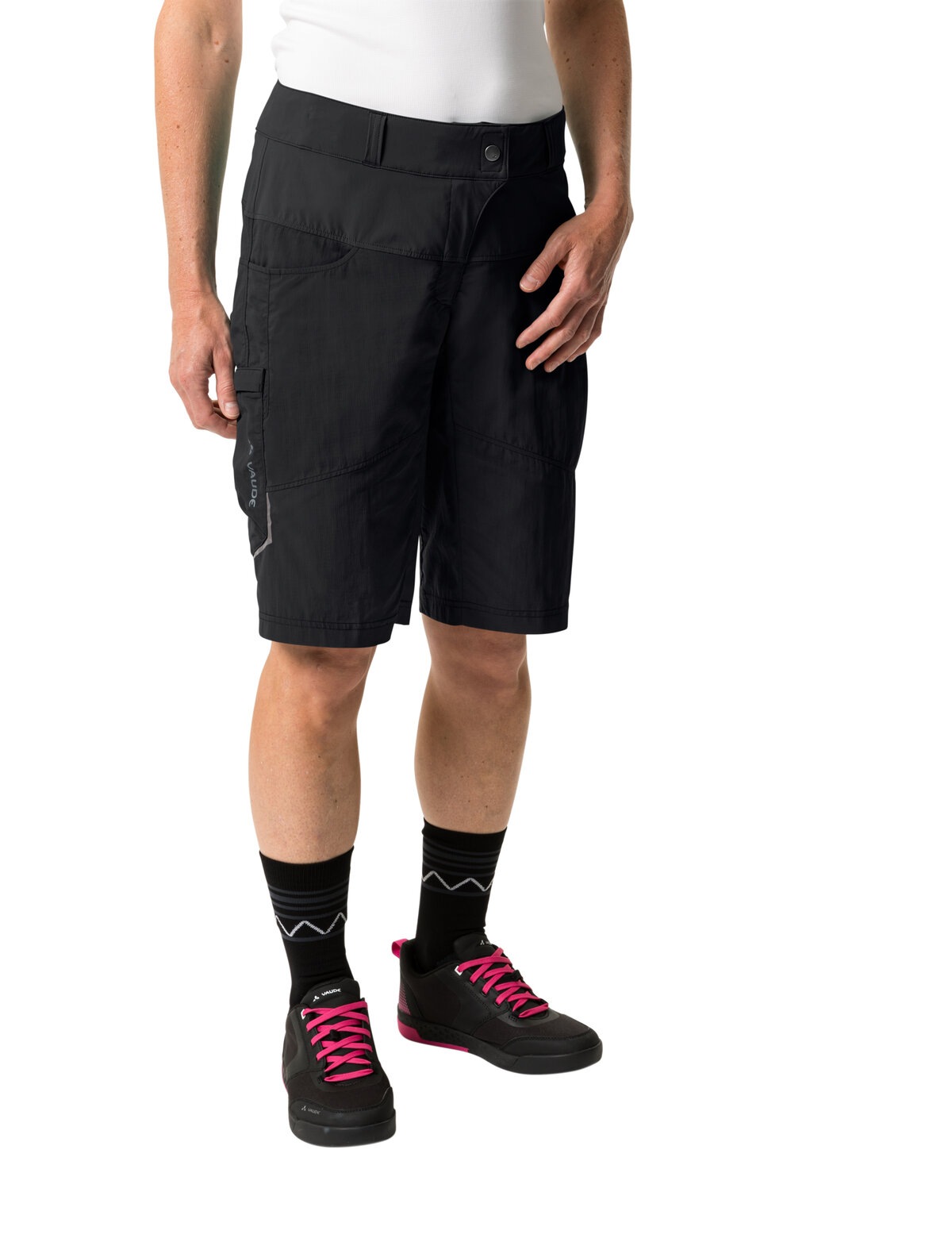 VAUDE Fahrradhose "Wo Qimsa Shorts" für sportliche Aktivitäten, bequemer Sitz