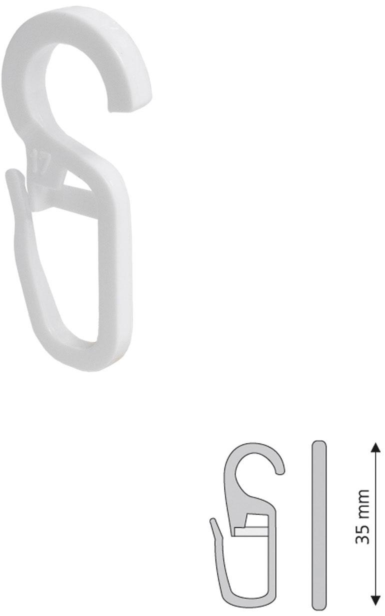 Liedeco Faltenclip Faltenlegehaken, für Gardinenringe Öse 10 mm günstig online kaufen