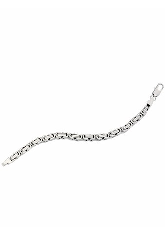 Edelstahlkette »Edelstahl Königskette Halskette 50 cm«, Edelstahlschmuck für Herren