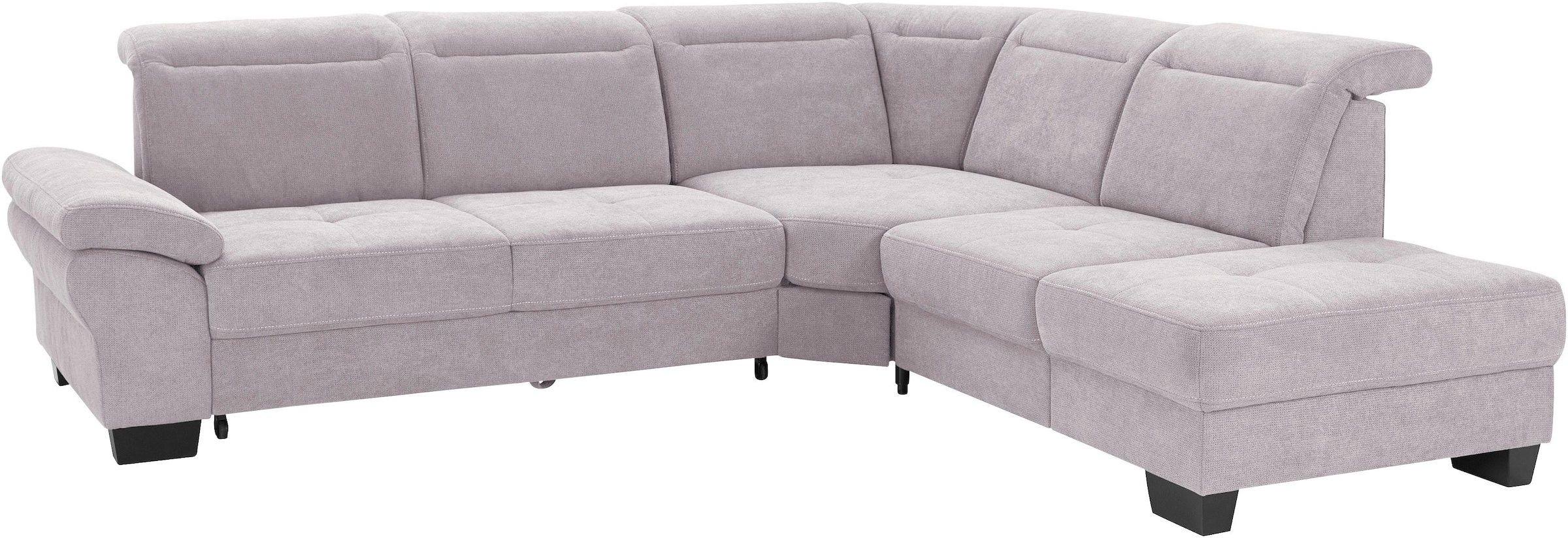 Home affaire Ecksofa "Cornwall L-Form" incl. Sitztiefenverstellung, mit Bet günstig online kaufen