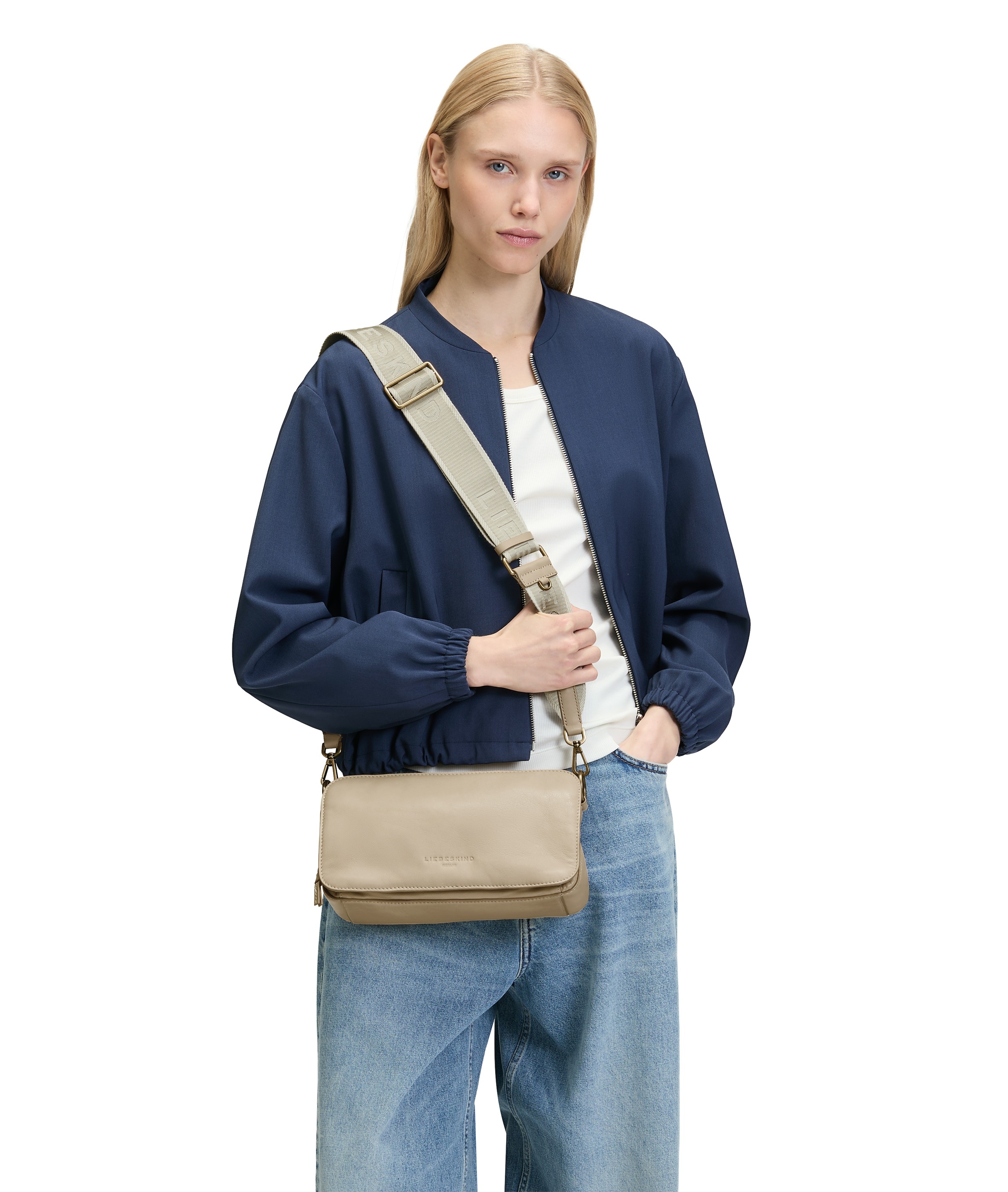 Liebeskind Berlin Umhängetasche »Crossbody CARRY OVER SHEEP NATURAL«