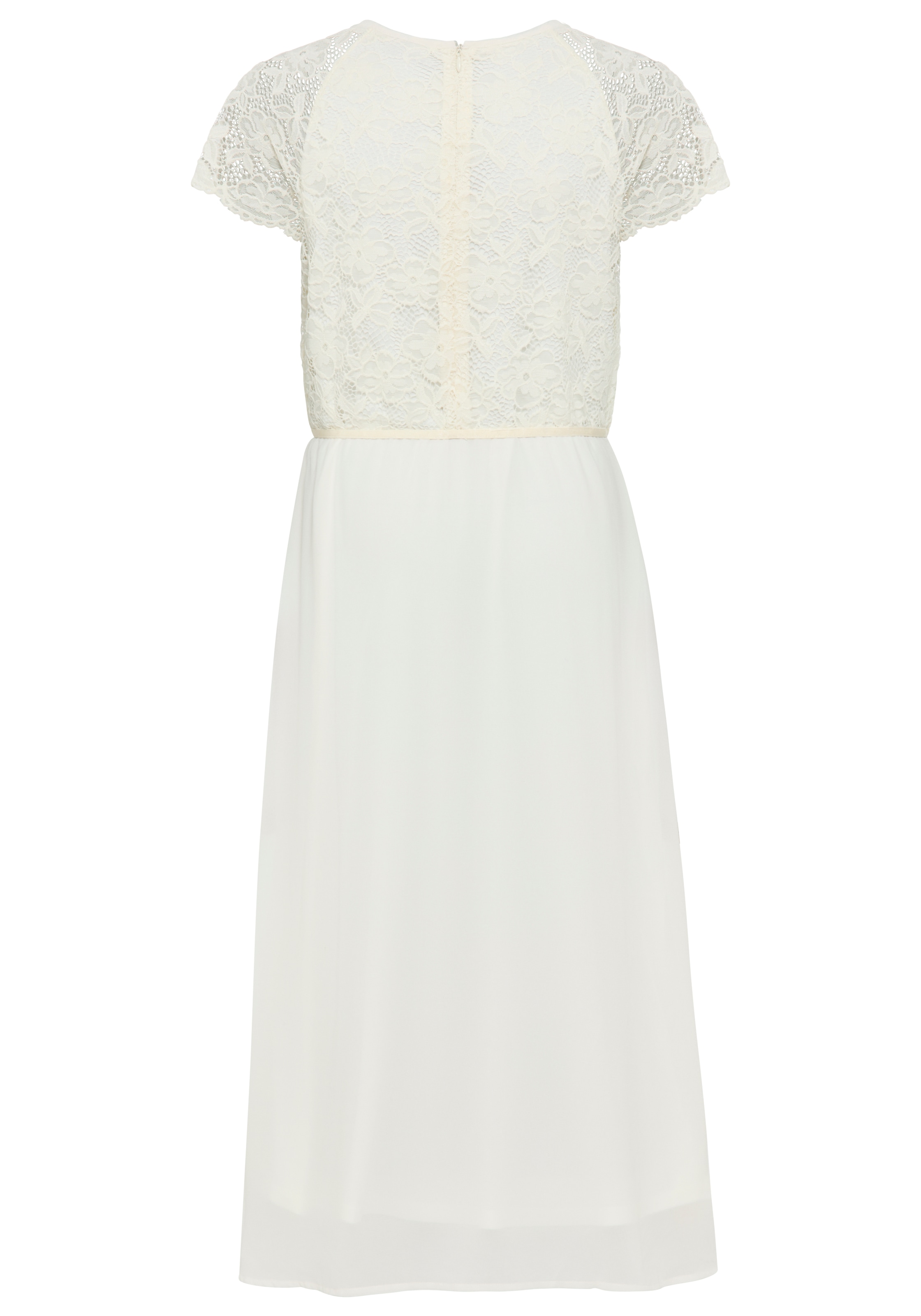 KIDSWORLD Jerseykleid »Festliches Kleid mit Spitze«, Elegantes Kleid mit Spitze und Chiffon