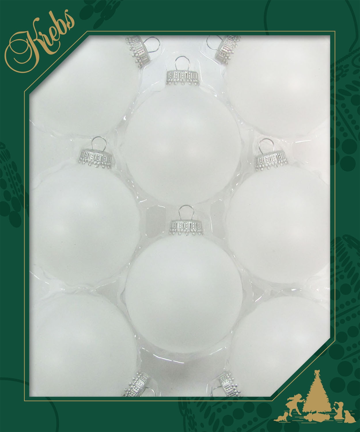 Krebs Glas Lauscha Weihnachtsbaumkugel »CBK70535, Weihnachtsdeko,  Christbaumschmuck, Christbaumkugeln Glas«, (Set, 8 St.) bestellen | BAUR