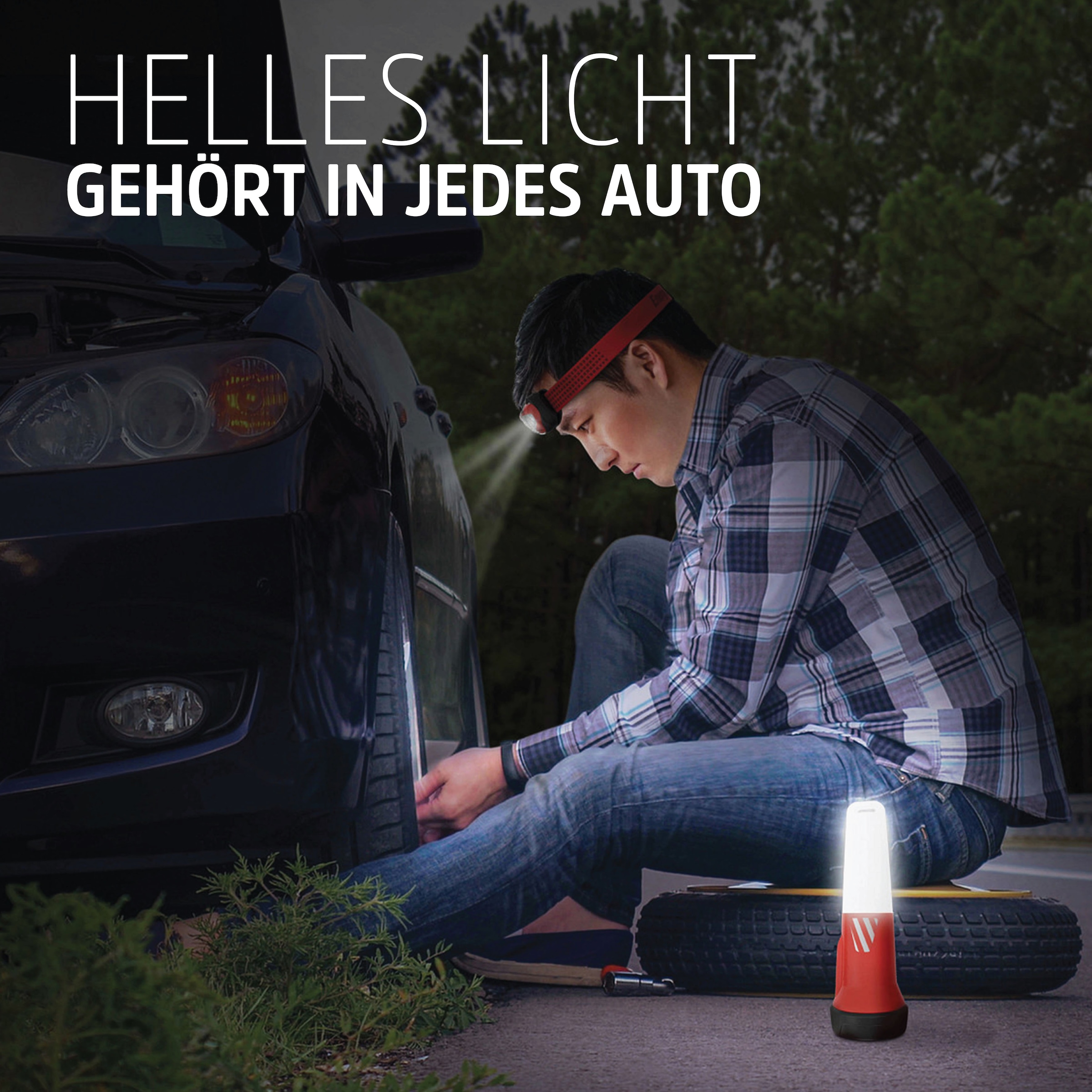 Energizer Taschenlampe »Auto Notfall Kit (Headlight+ 2in1 Notfalllicht)« |  BAUR