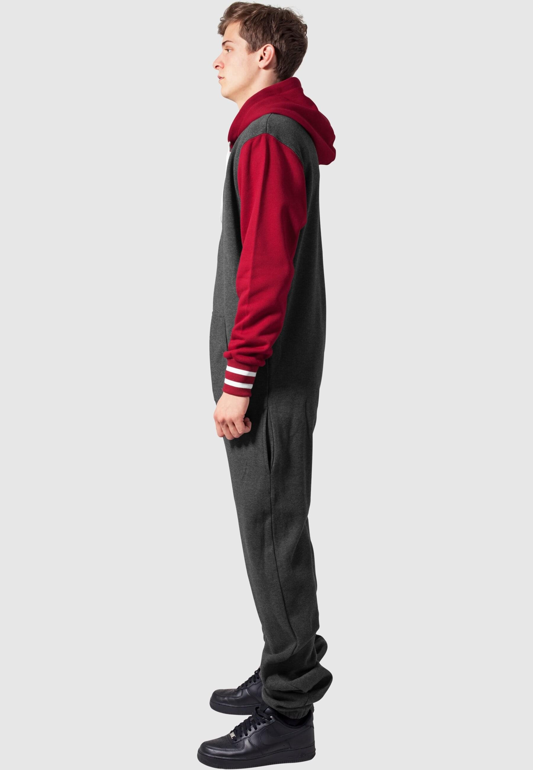 URBAN CLASSICS Jumpsuit »Urban Classics Herren College Sweat Jumpsuit«, (1 tlg.)