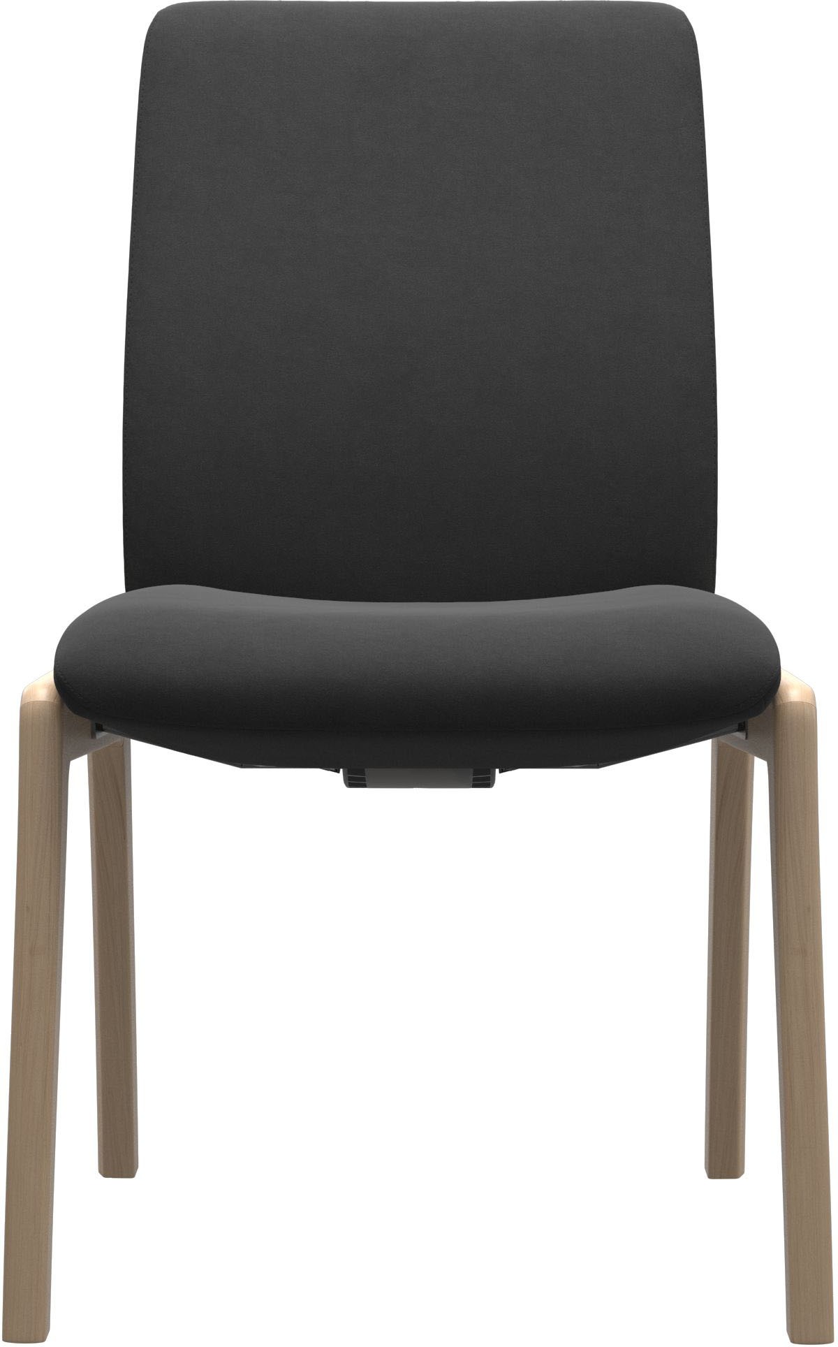 Stressless® Polsterstuhl »Laurel«, Microfaser DINAMICA, Low Back, Größe L, mit abgerundeten Beinen in Eiche natur
