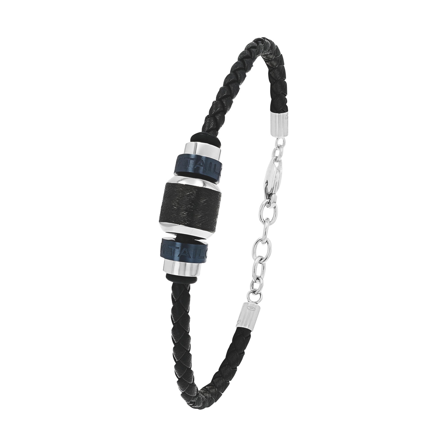 TOM TAILOR Lederarmband »Schmuck Geschenk Edelstahl Leder Kautschuk«
