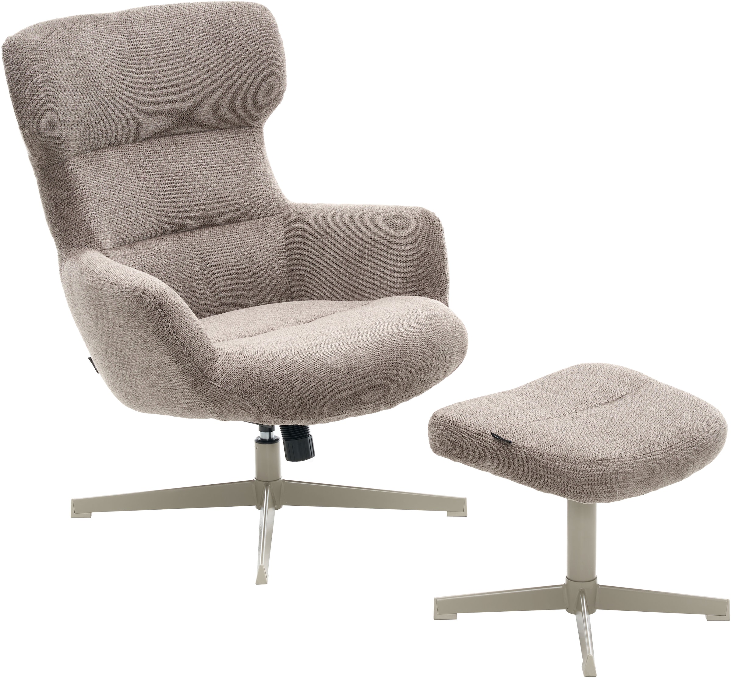 Home affaire Sessel "Clarah Relaxsessel, TV-Sessel mit Hocker", 360 Grad dr günstig online kaufen