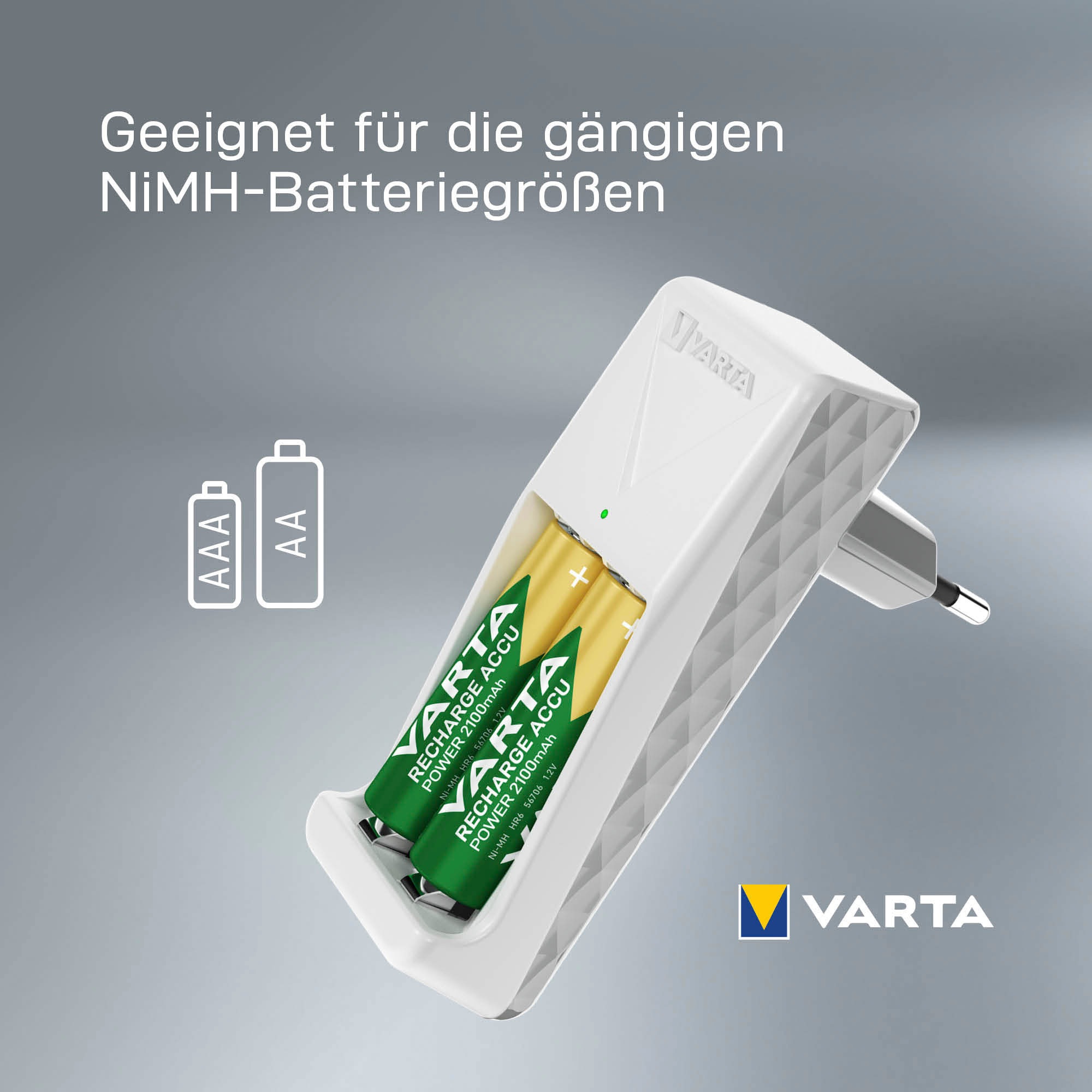 VARTA Batterie-Ladegerät »Mini Charger«, (1 St.)