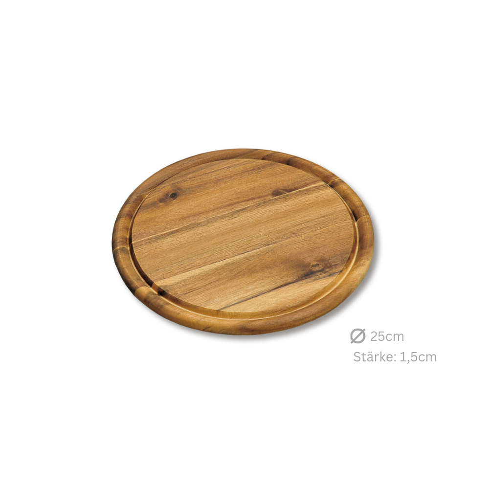 KESPER® Servierbrett »Vesperteller, Akazie, FSC« 6er Set