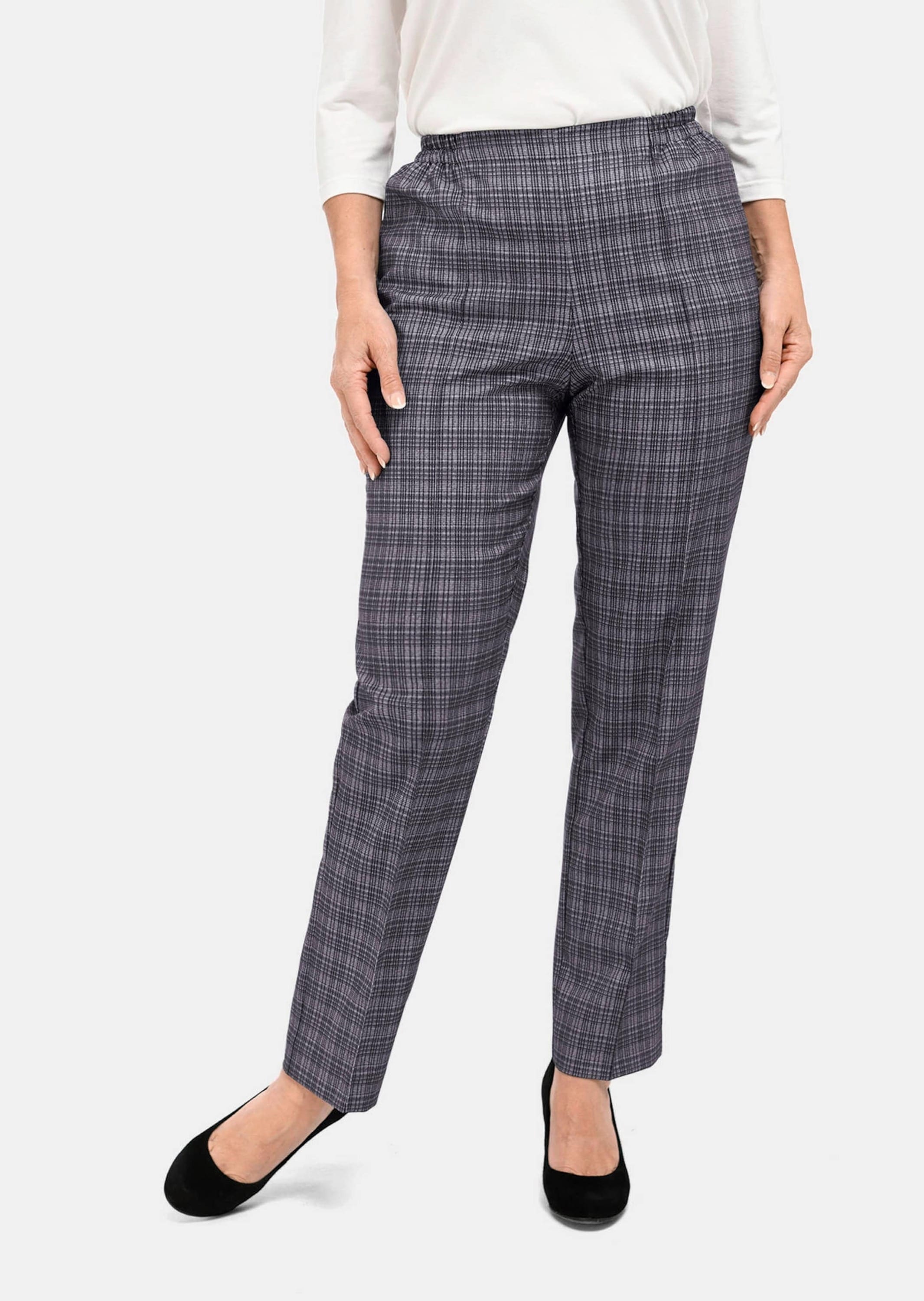 GOLDNER Schlupfhose »Re-fresh Karoschlupfhose«