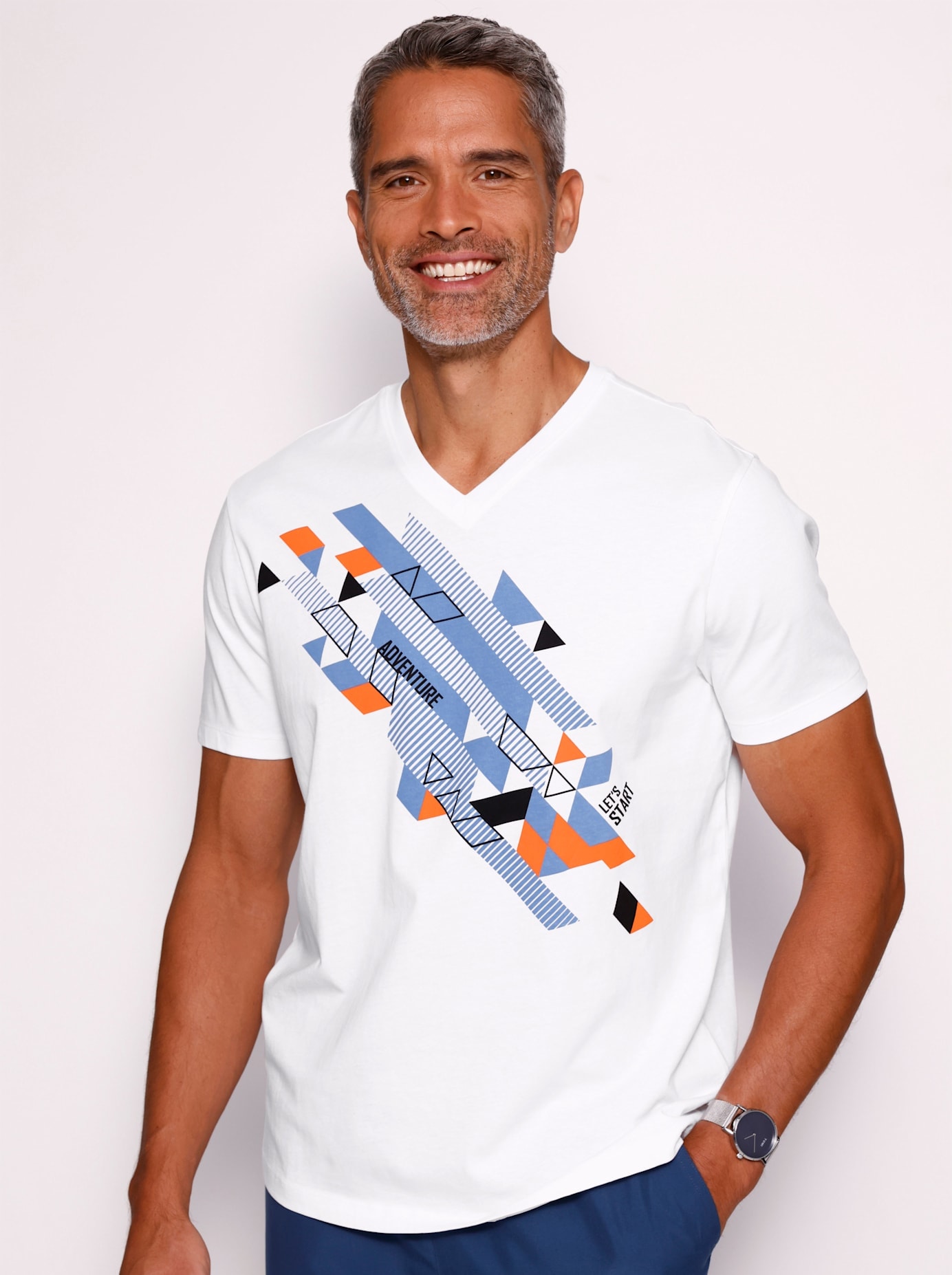 Classic Kurzarmshirt "Freizeitshirt" 1 tlg.