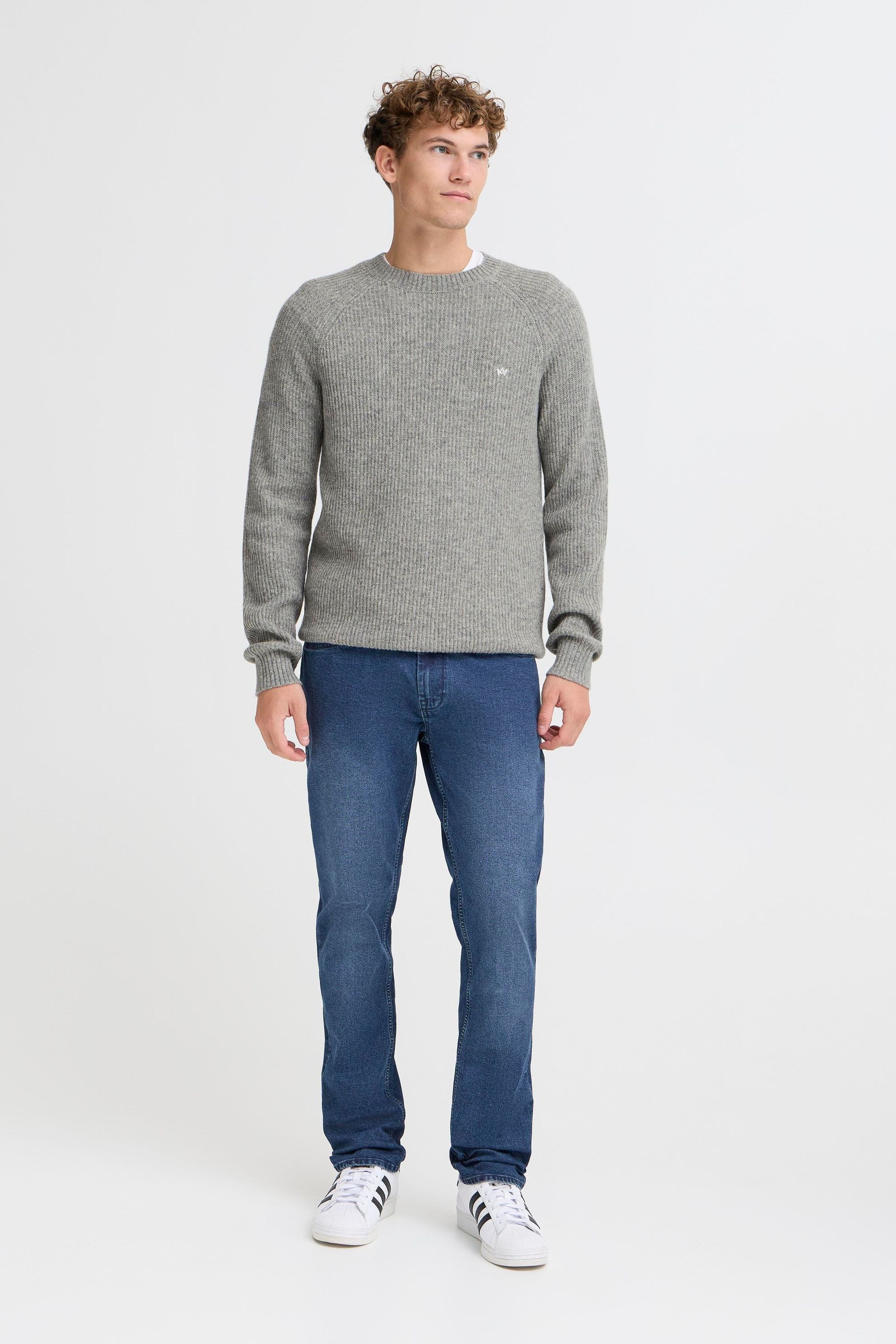 Kronstadt Strickfleece-Pullover »Strickpullover KSDoors O-neck«
