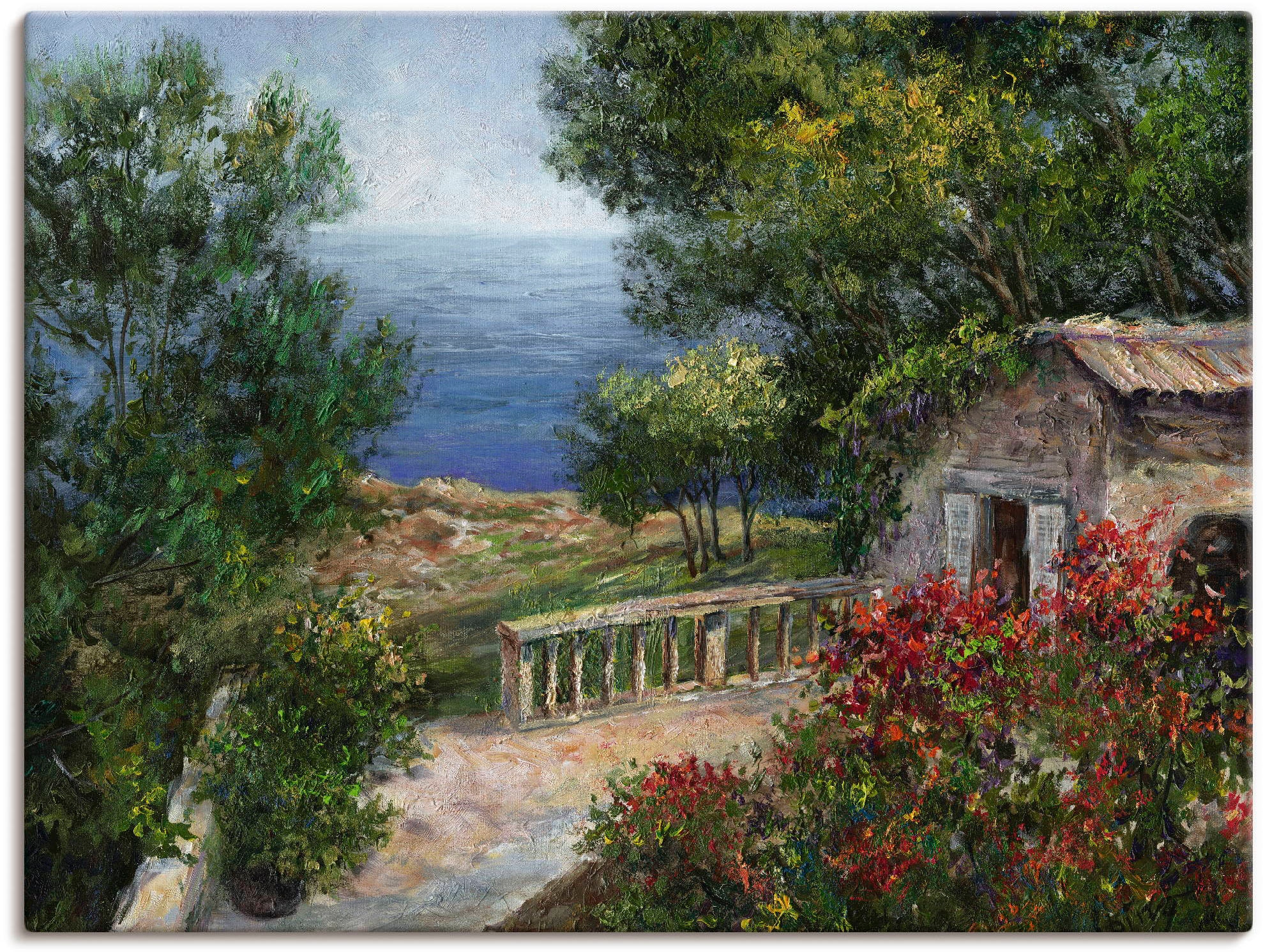 Artland Wandbild "Toskana I" Europa 1 Stk. tlg. als Alubild, Leinwandbild i günstig online kaufen