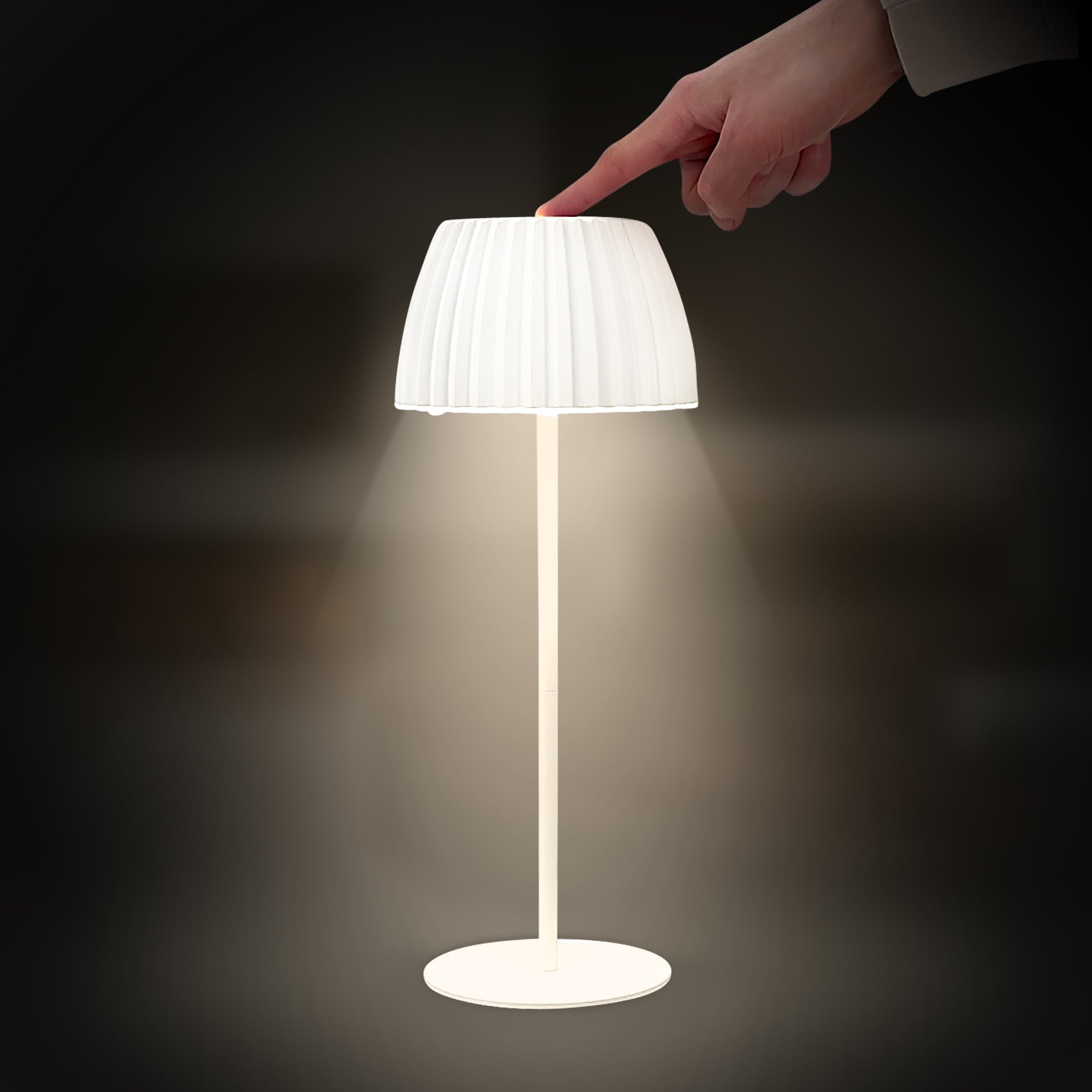 Briloner Leuchten LED Tischleuchte »Akku LED Tischleuchte, weiß«