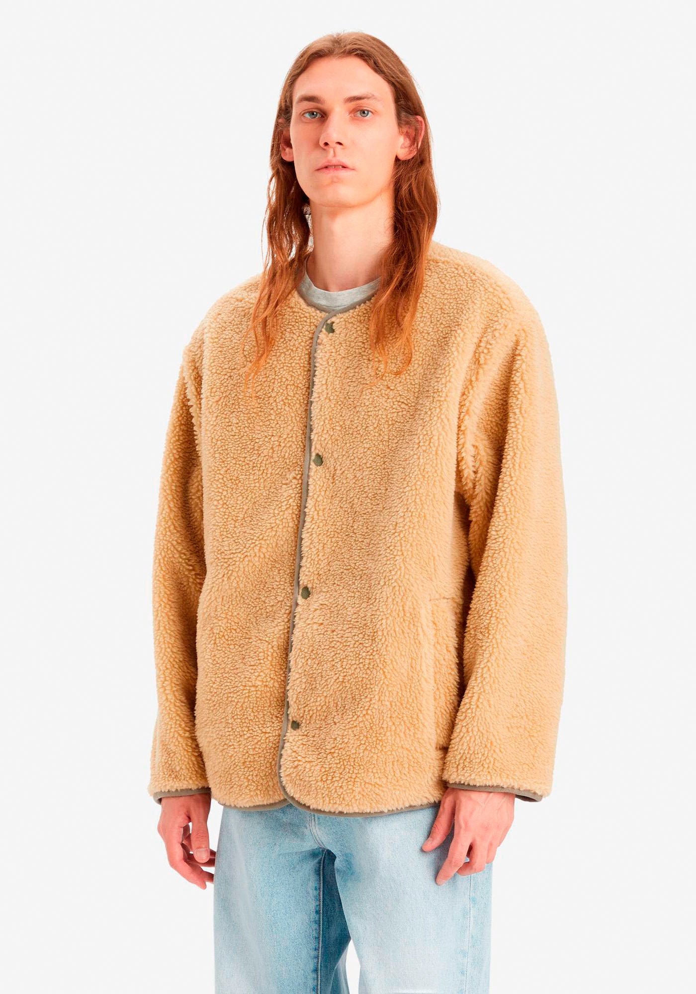 Levi's® Fleecejacke »ABBOTTS REV FILLED CARDI G«, 2in1 Jacke - Wendejacke