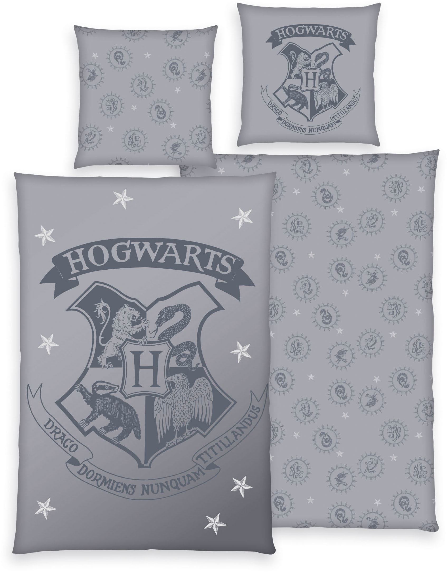 Harry Potter Bettwäsche "Harry Potter" 2 Stk. tlg. mit tollem Motiv günstig online kaufen