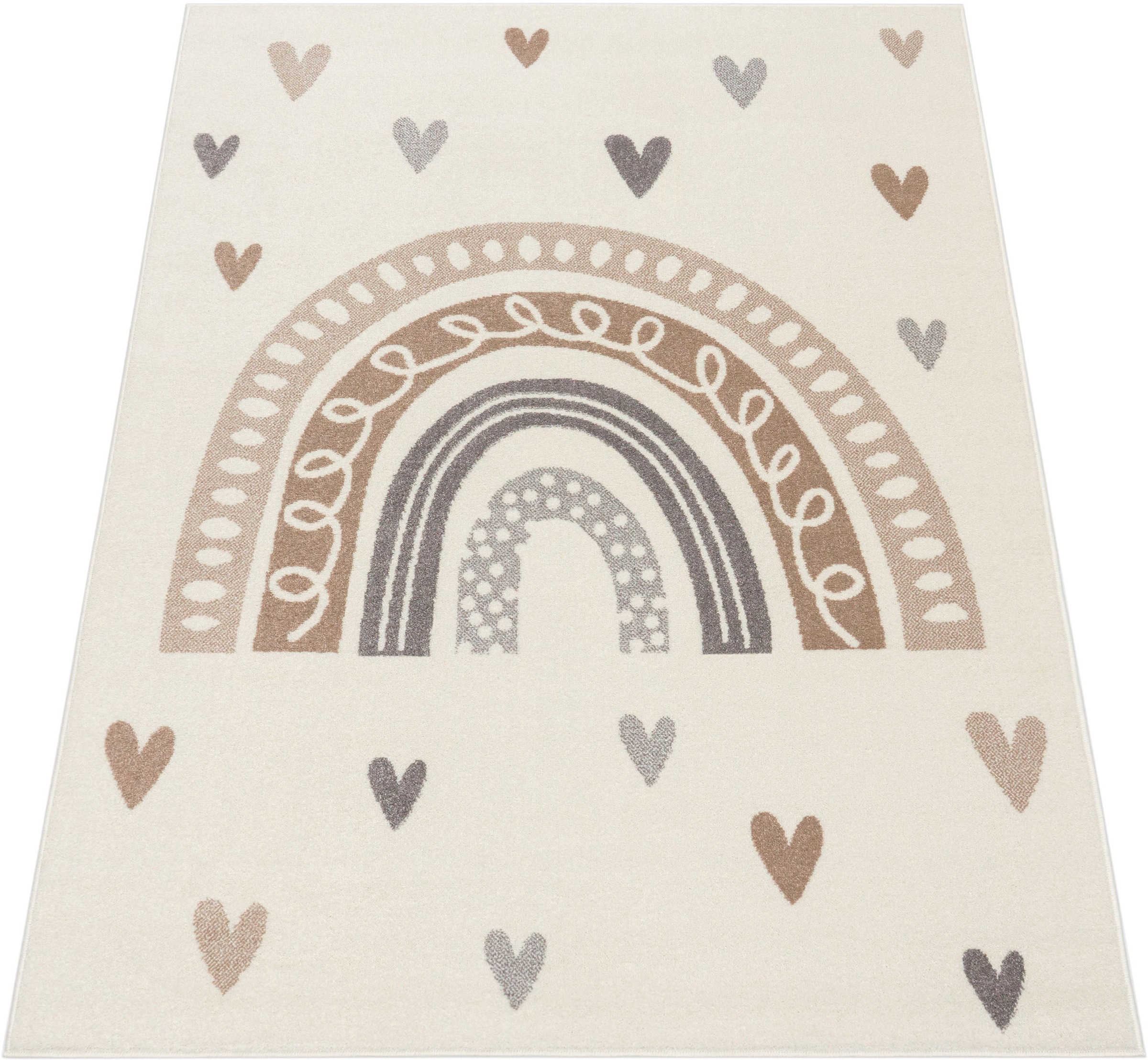 Paco Home Kinderteppich "Nino 887" rechteckig 13 mm Höhe Kurzflor, Spieltep günstig online kaufen