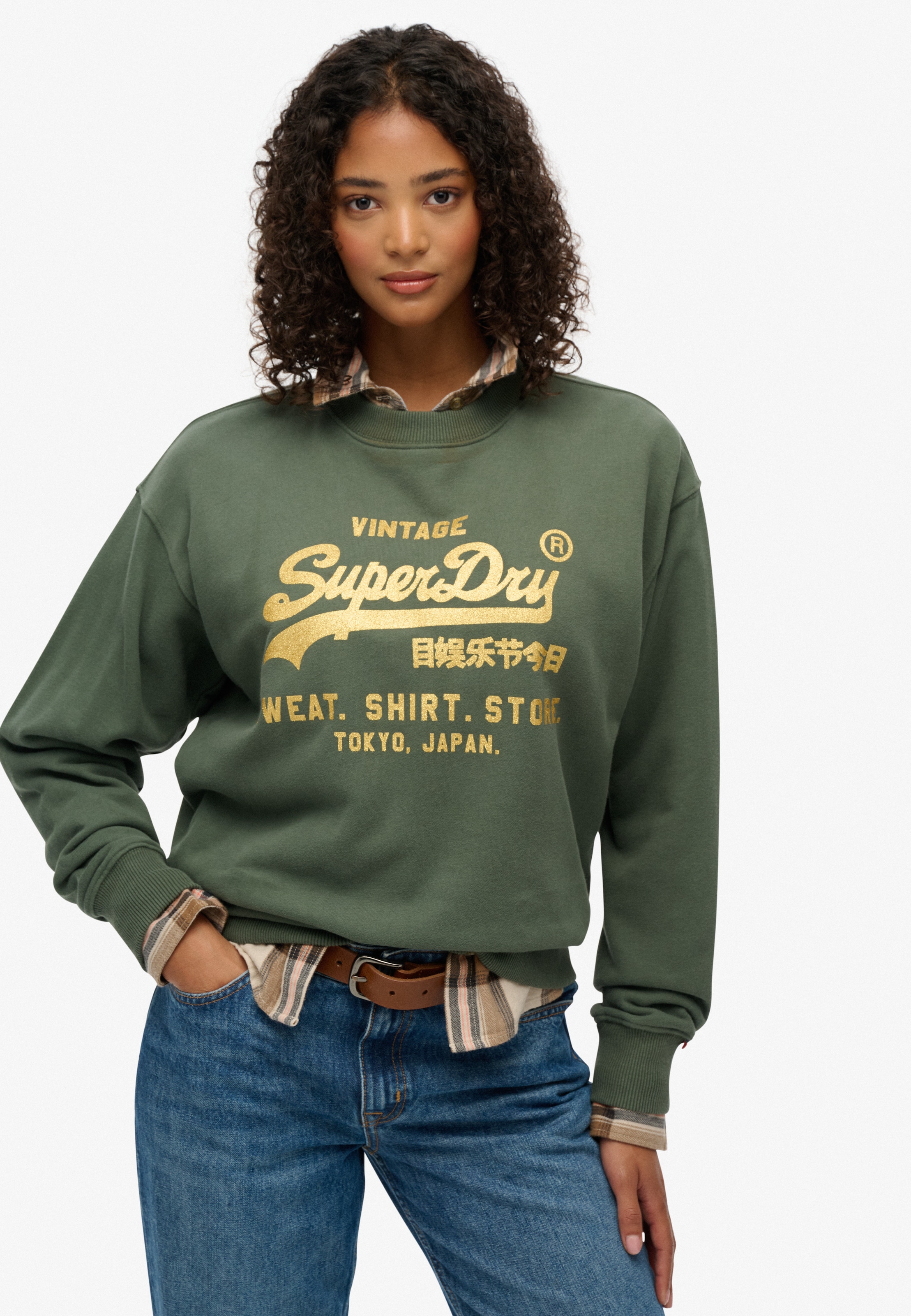 Superdry Sweatshirt "EMBELLISHED VL LOOSE CREW" günstig online kaufen
