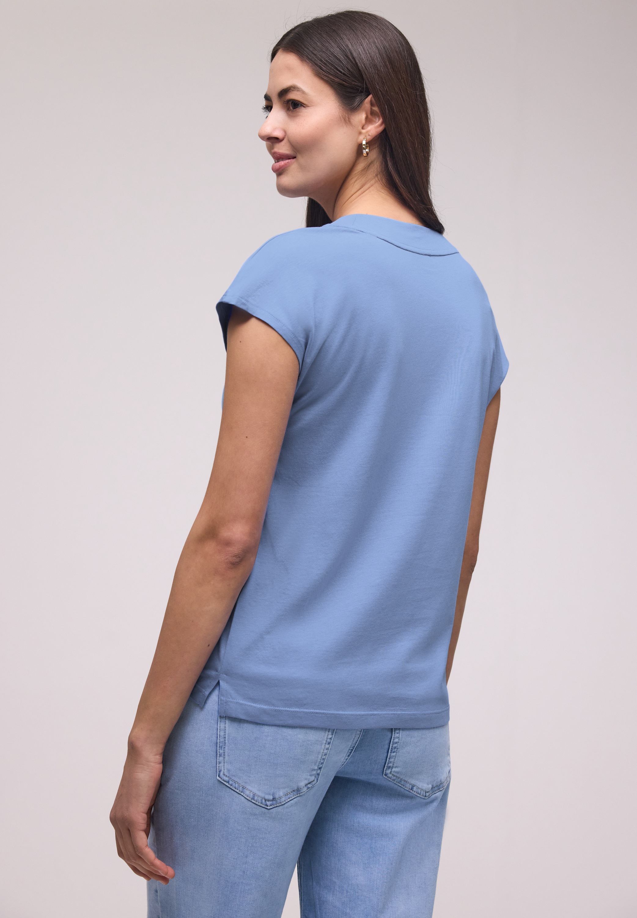 STREET ONE V-Shirt mit V-Ausschnitt günstig online kaufen