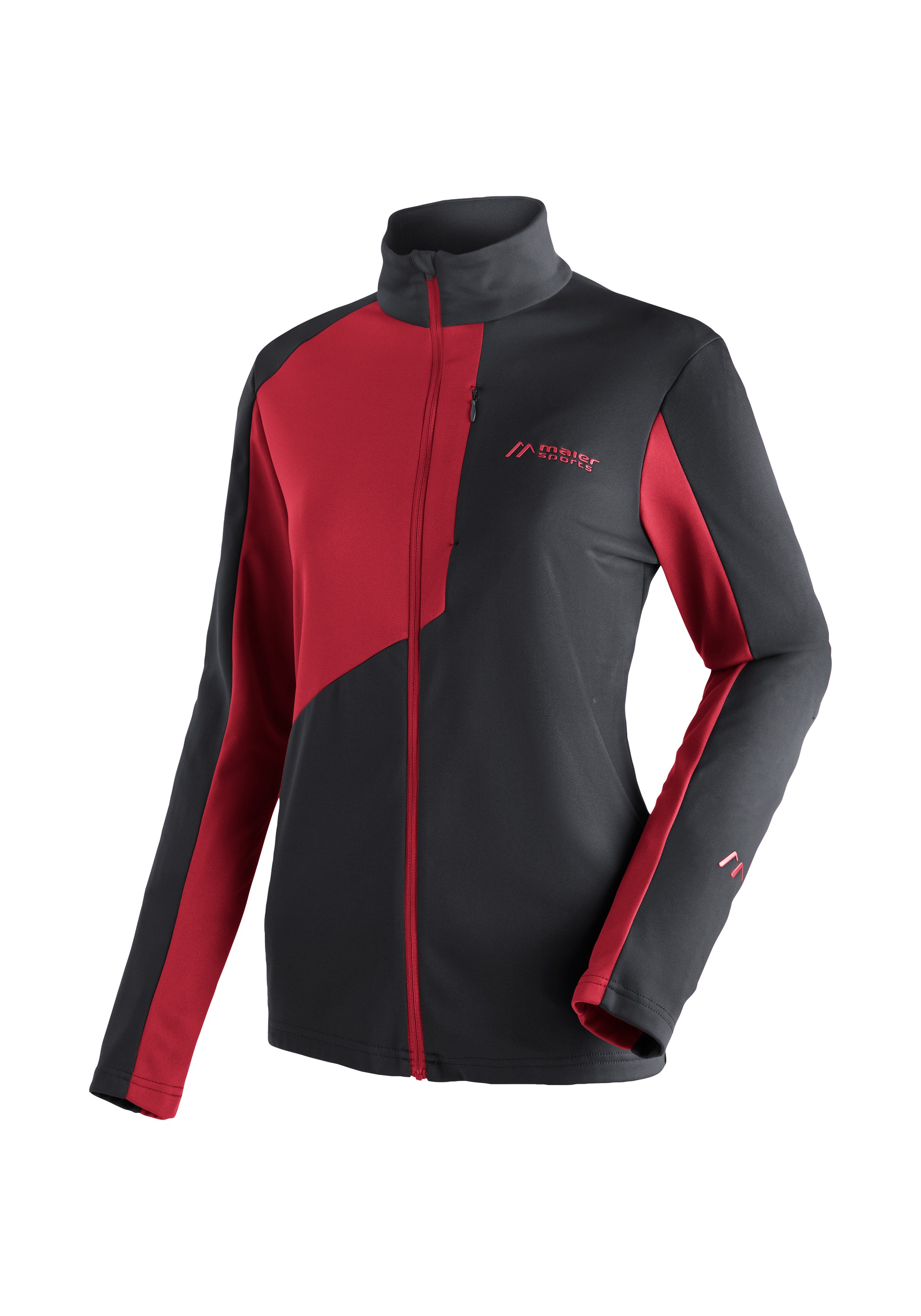 Maier Sports Fleecejacke "Purga Jacket", Damen Midlayer, Fleece mit aufgerauter Innenseite