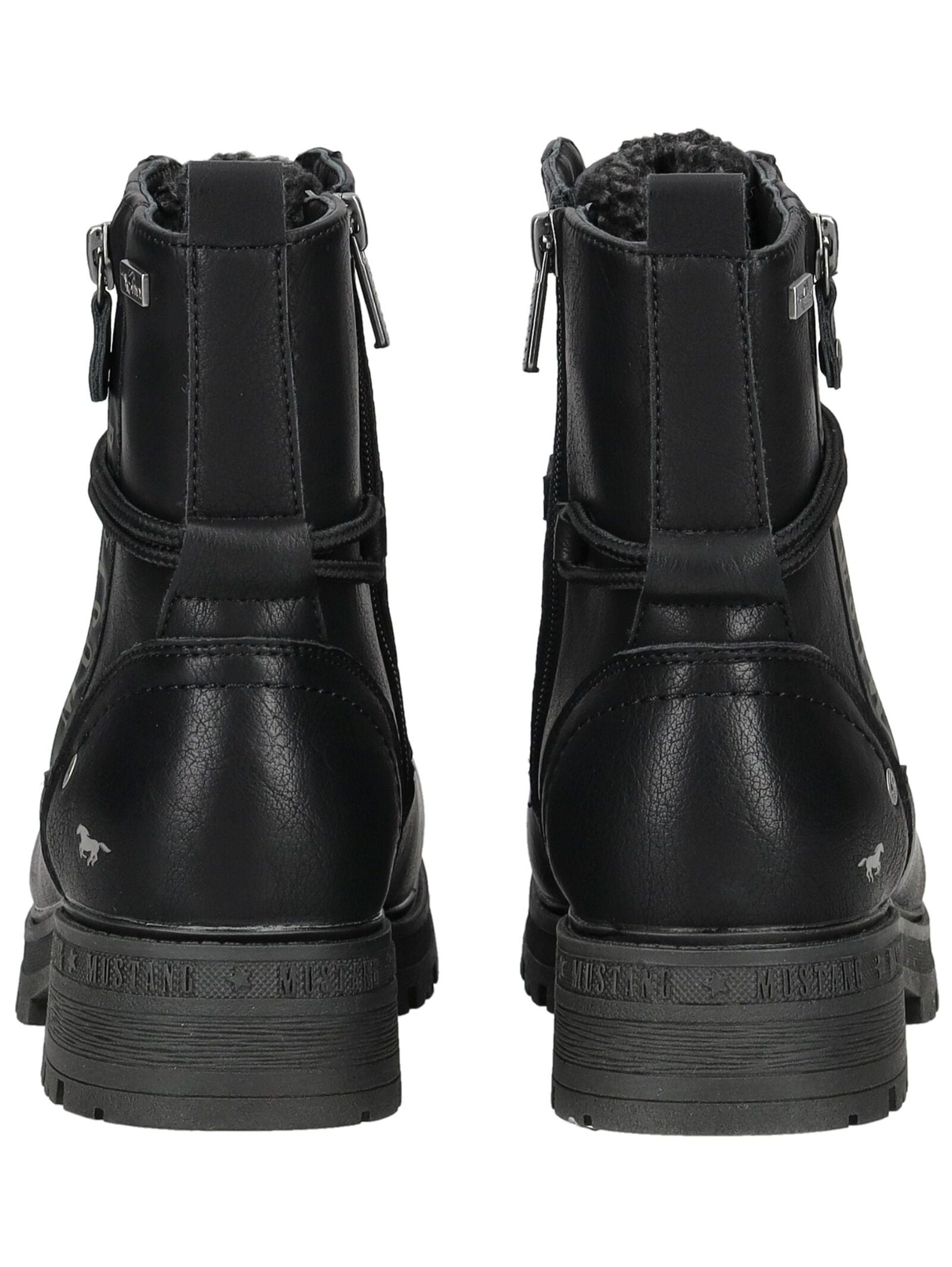 Mustang Shoes Schnürstiefelette »Mustang Shoes Stiefelette Lederimitat«