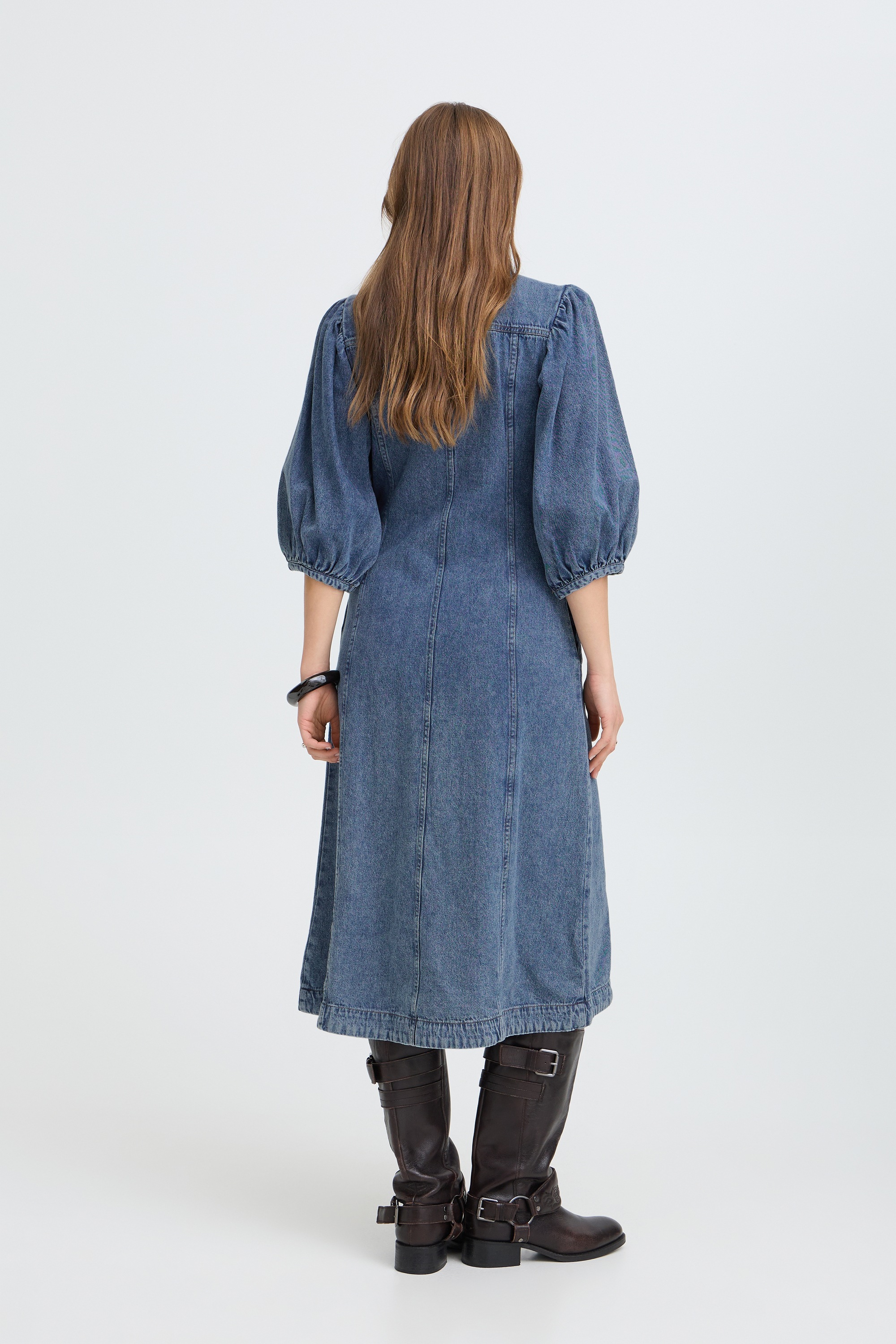 b.young Jeanskleid »Damen Denimkleid BYKAPUCA«