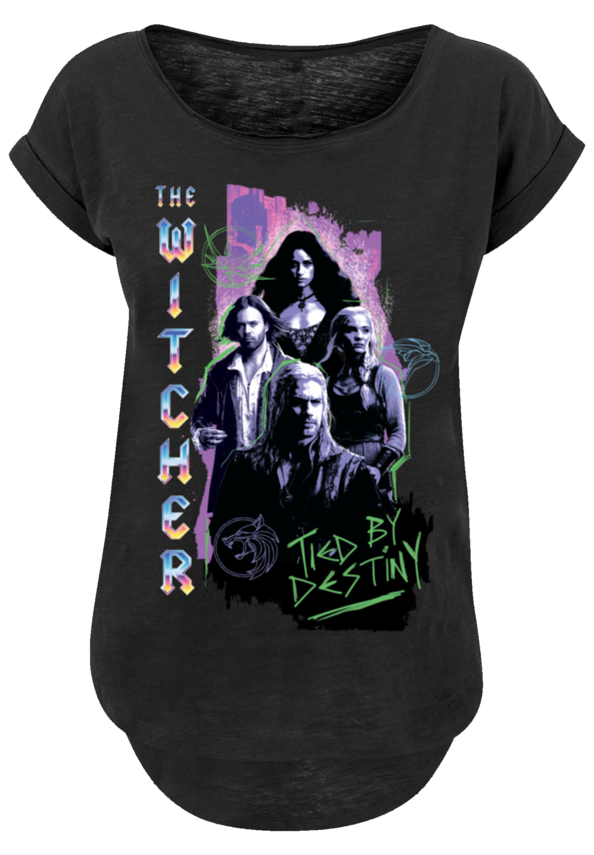 F4NT4STIC T-Shirt »The Witcher Tied By Destiny Netflix TV Series«, Premium Qualität