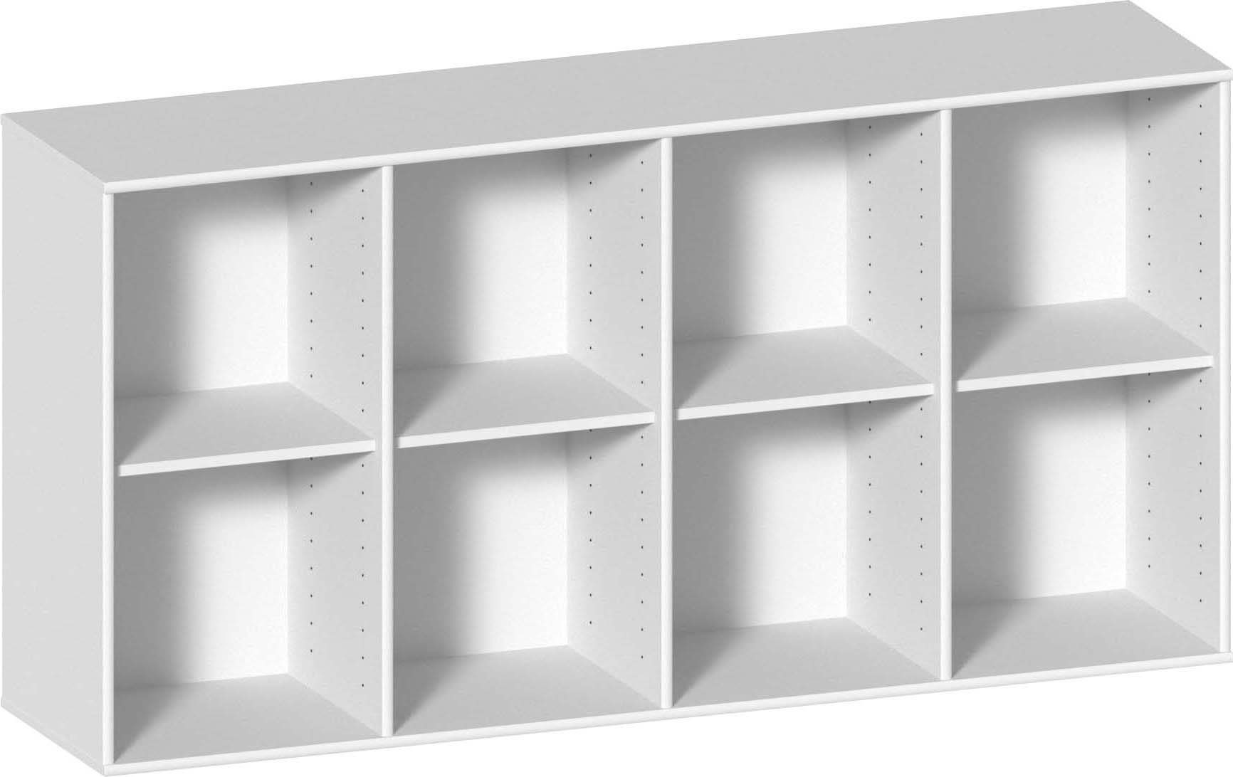 Hammel Furniture Sideboard »Mistral Kubus 116, hängend/stehend montierbar«, (1 St.), Verstellbar Einlegeböden, B: 136 cm, anpassungsbar Designmöbel