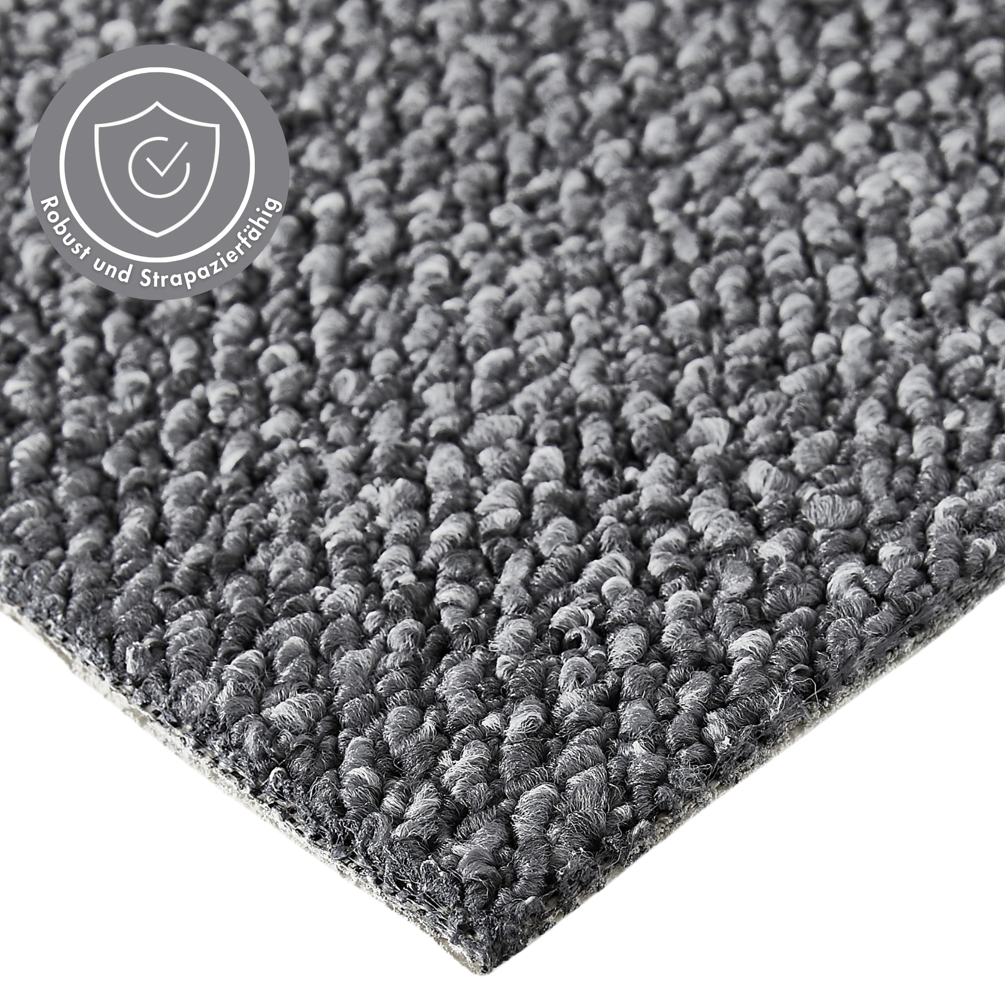 Andiamo Teppichboden »Miro, Schlinge, Made in Netherlands«, rechteckig, 8,5 mm Höhe, meliert, Breite 400 cm, Wohnzimmer, strapazierfähig & robust