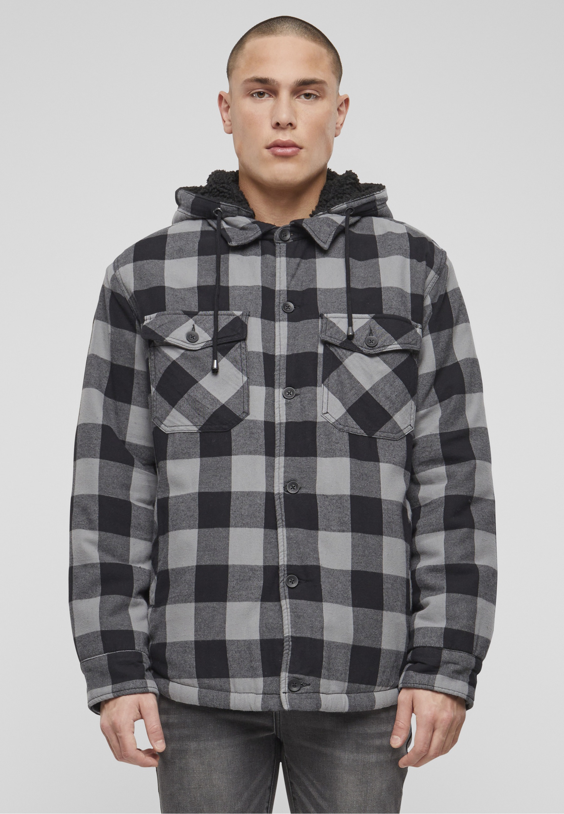 Brandit Anorak »Brandit Herren Lumberjacket Hooded« 1 Stk. tlg. mit Kapuze