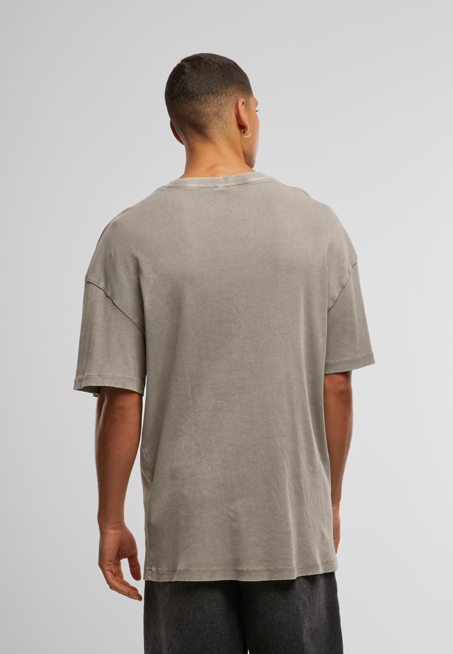 URBAN CLASSICS T-Shirt »Urban Classics Washed Rib Tee«, (1 tlg.)