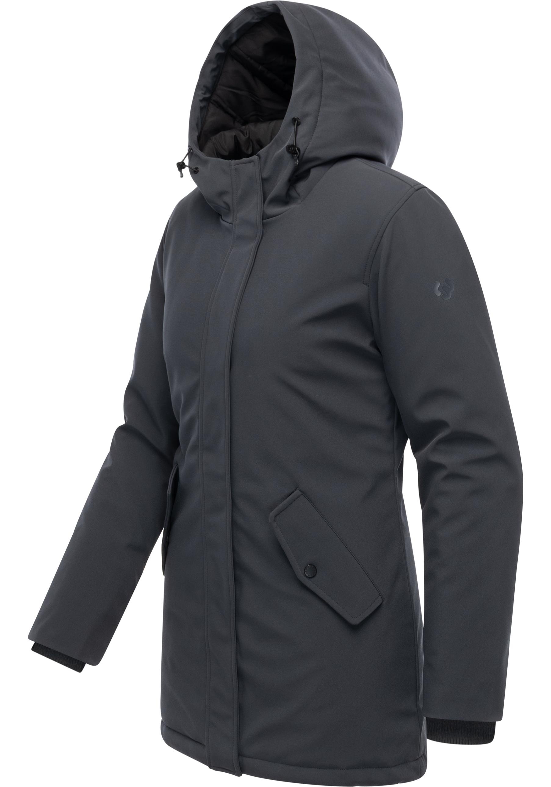 Ragwear Softshellmantel "Navanuti" Wasserdichter Wintermantel mit Kapuze günstig online kaufen