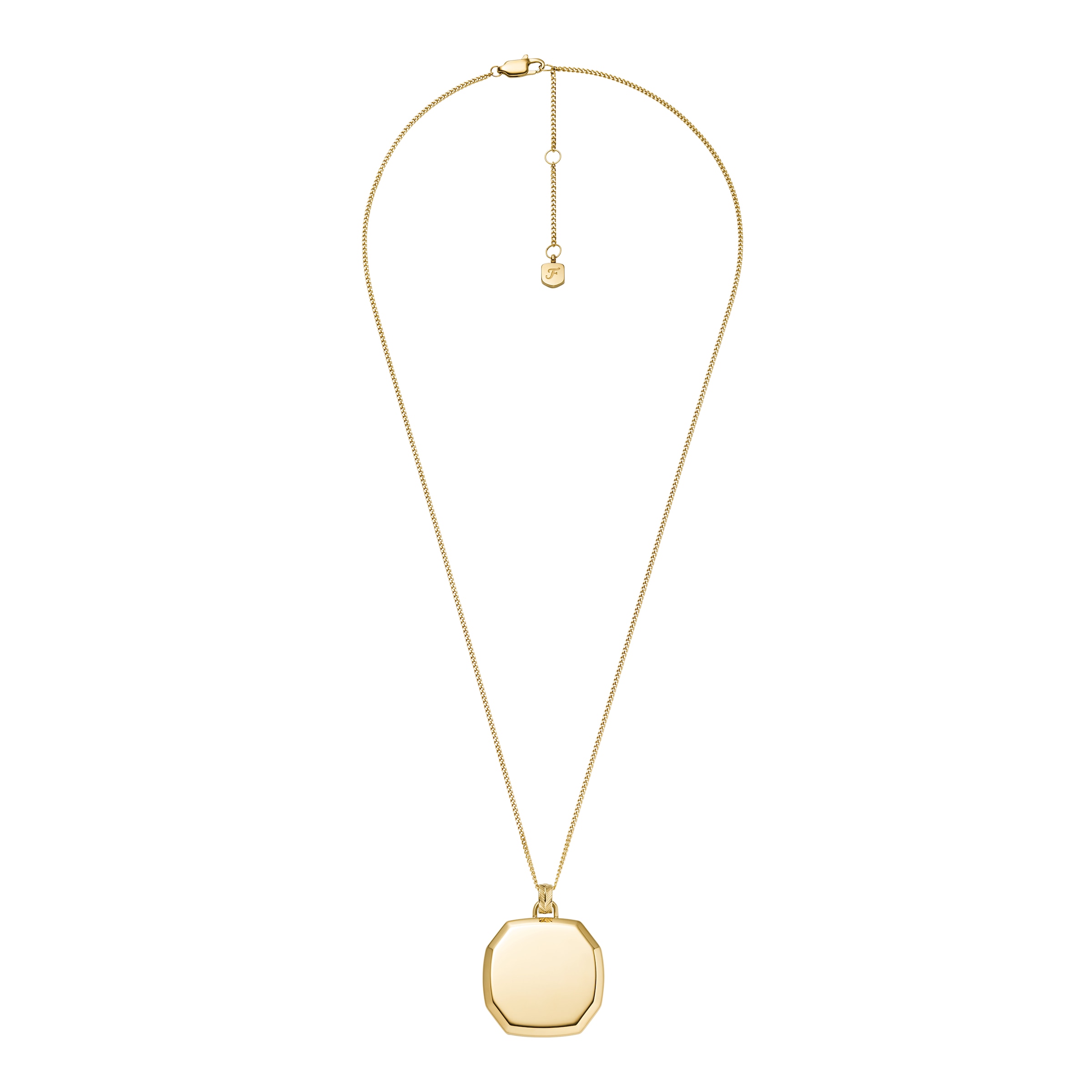 Fossil Kette mit Anhänger »Schmuck Geschenk Edelstahl HARLOW«