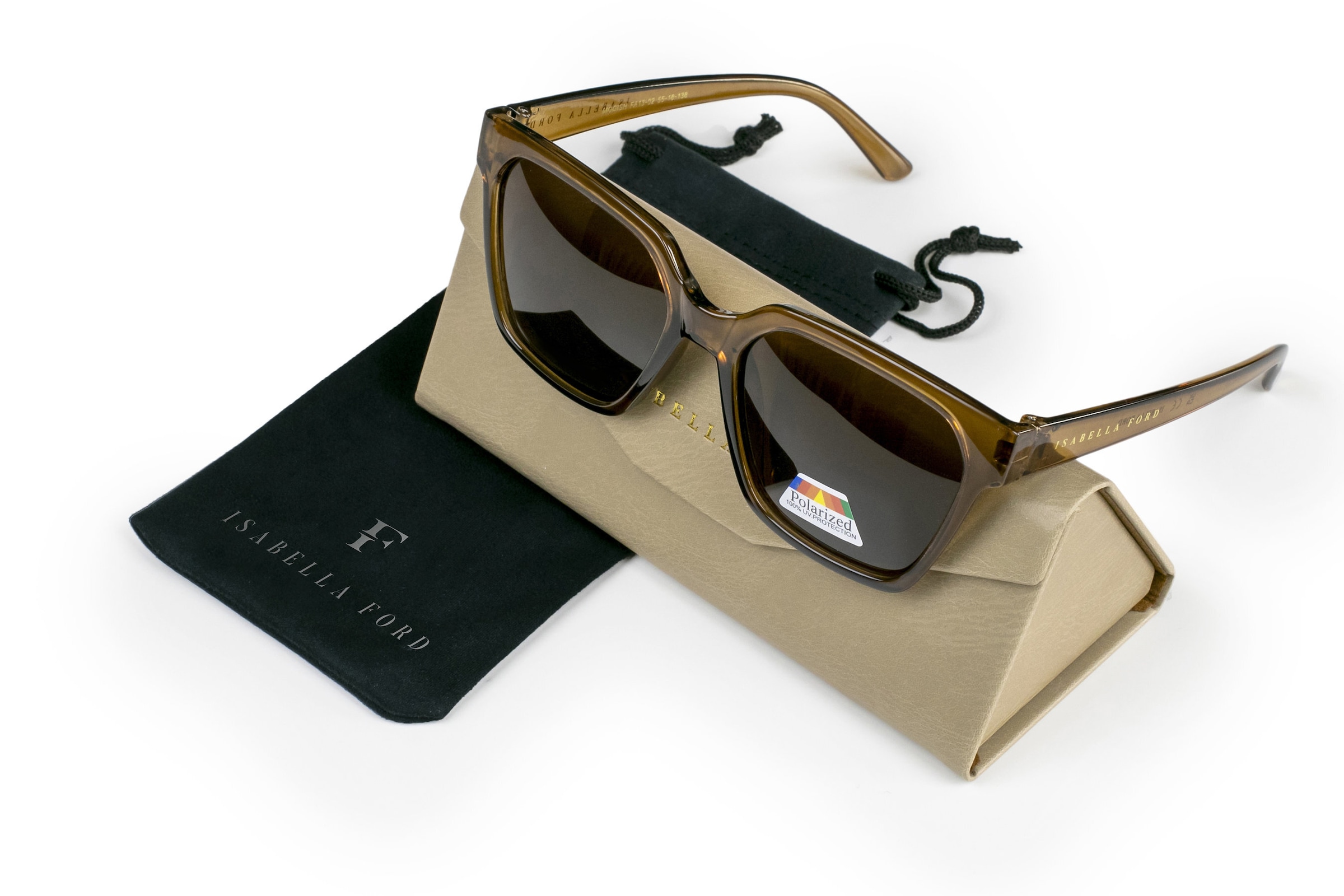 ISABELLA FORD Sonnenbrille »FA13-02« Glass 0.74MM Polarized Lens UV400，CAT3.0