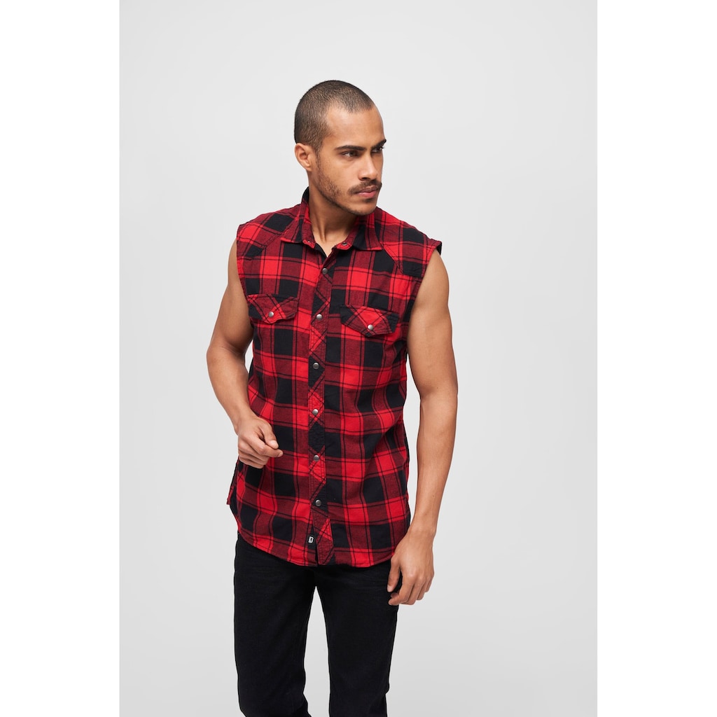 Brandit Jerseyweste »Brandit Herren Checkshirt Sleeveless«, (1 tlg.)